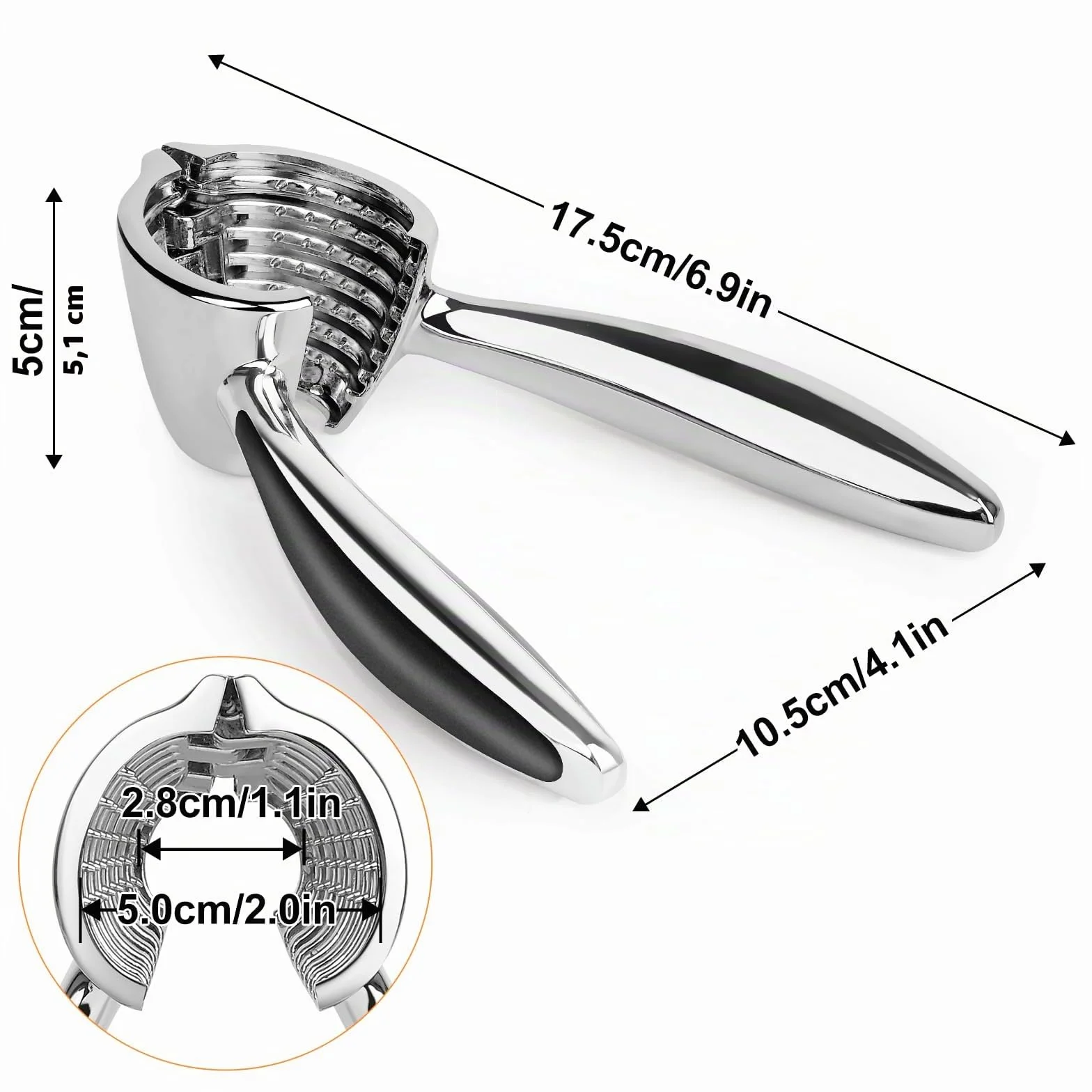 Metal Nut Cracker Outil Ouvreur Pinces à Noix Robuste Poignée Antidérapante