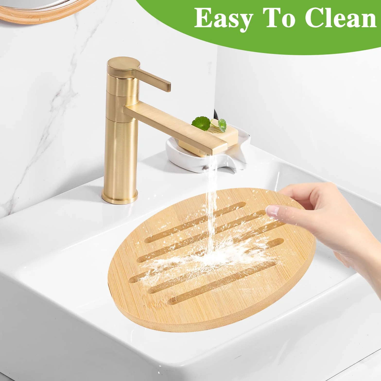 Tapis Antidérapant Isolant Rond pour Cuisine, 4 Pièces Dessous de Plat