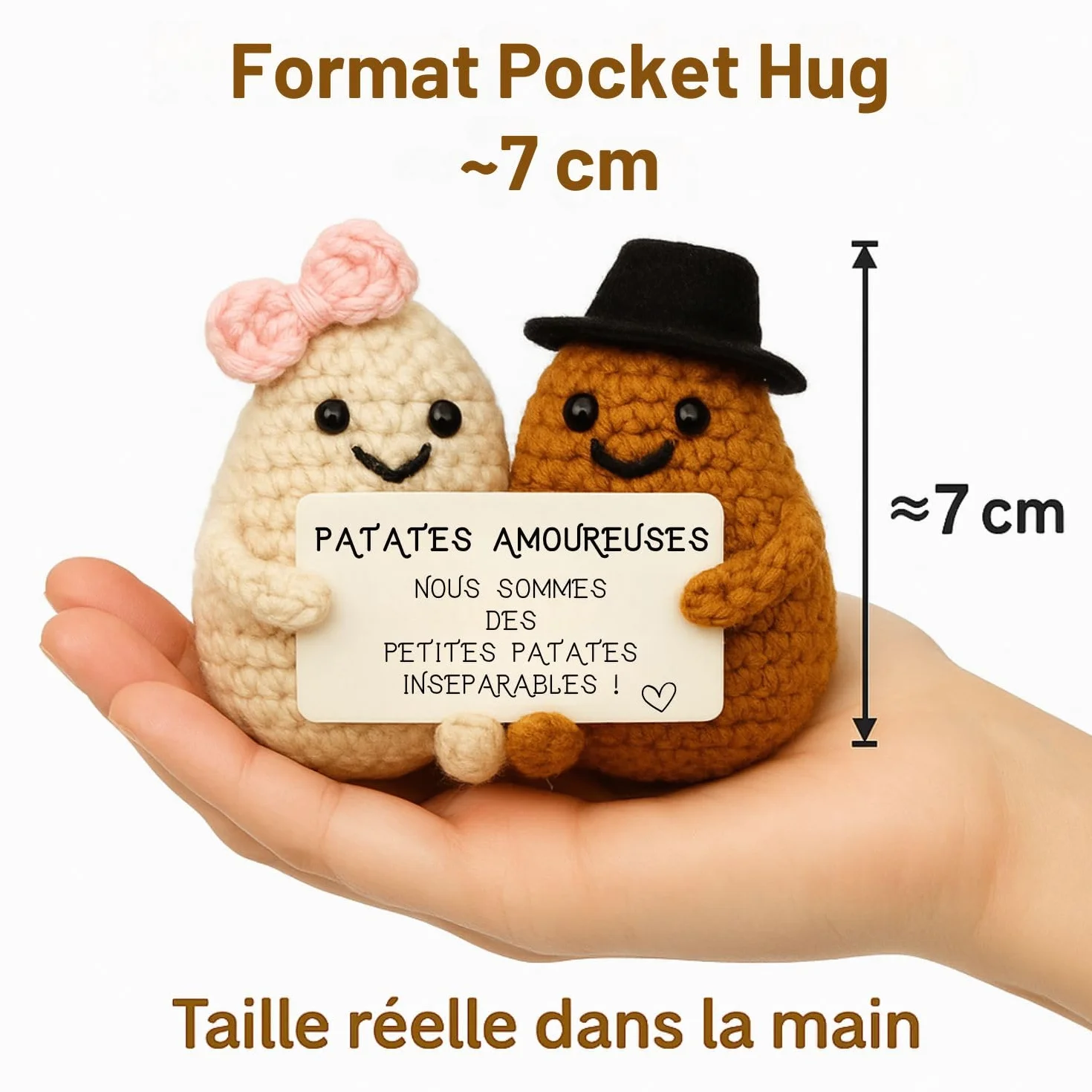 Patates Amoureuses Cadeau Romantique Elle & Lui Saint-Valentin Anniversaire Mariage Noces I Love You