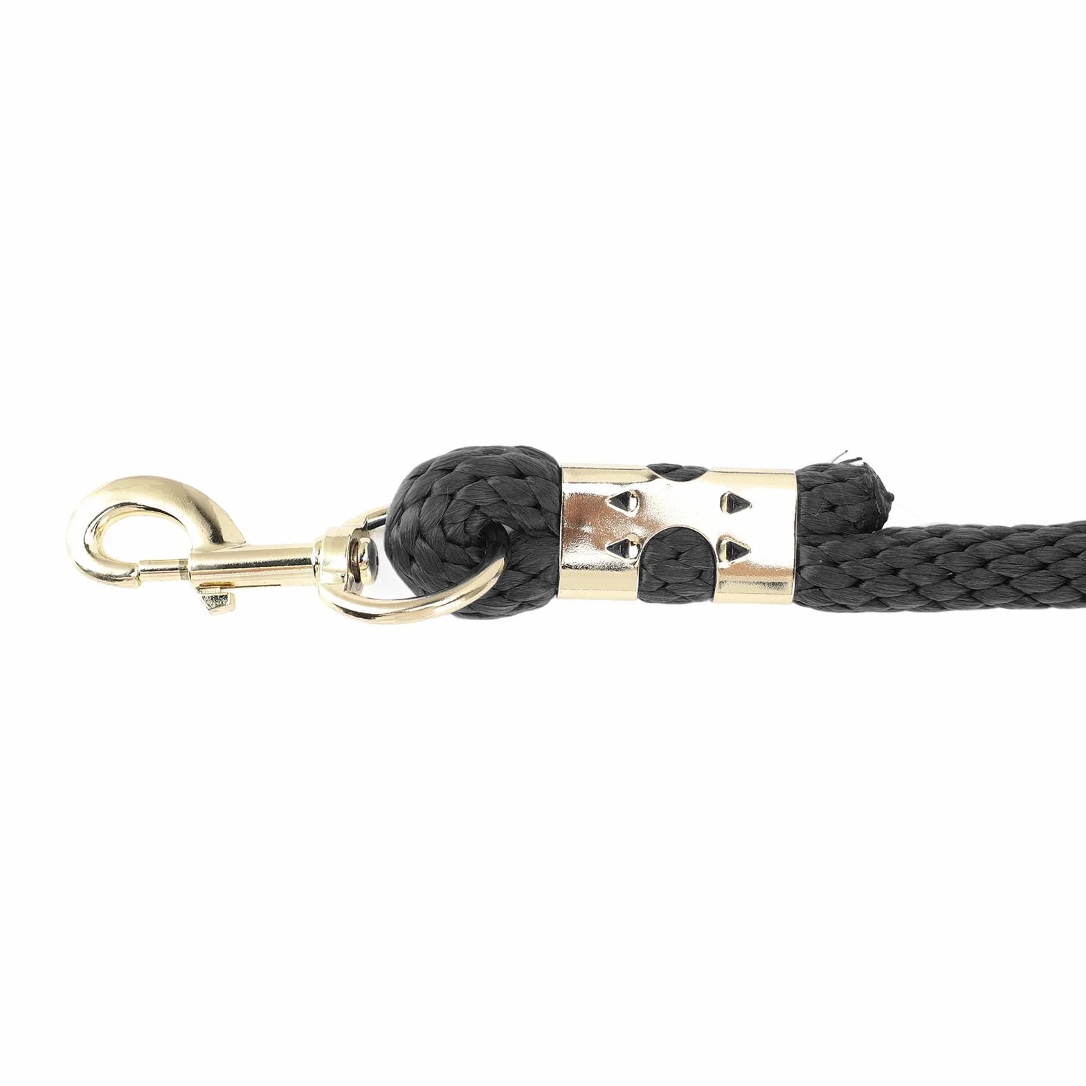 Longe pour Cheval, 2 m / 6.56ft Corde Acier Inoxydable Anti-Rupture Corde Longe antidérapante Cheval avec Crochet pour Marche Manipulation Chevaux