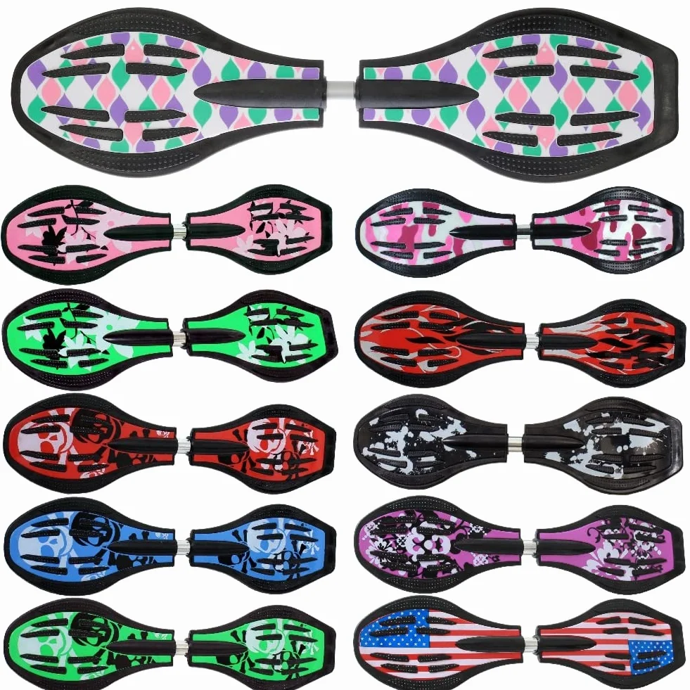 FunTomia® Waveboard Charge Max 120 kg, avec roulement Mach1 + Sac et CD Inclus