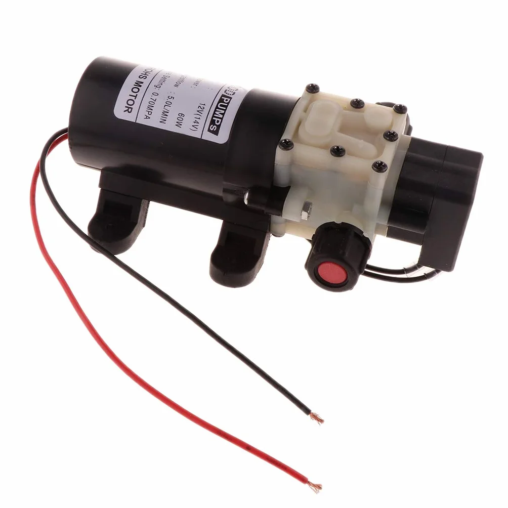 Pompe à Eau électrique Haute Pression 12V DC - Noir