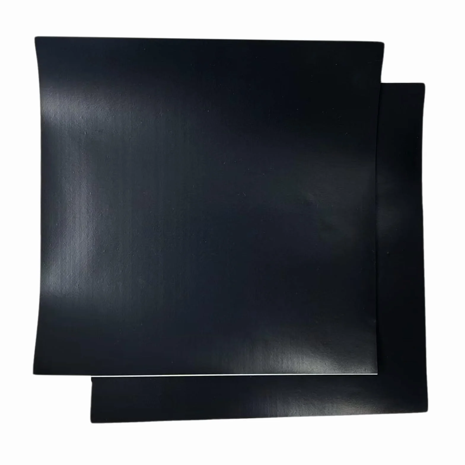 Lot de 2 patchs de réparation EPDM autocollants 20 x 20 cm pour bassin de jardin noir