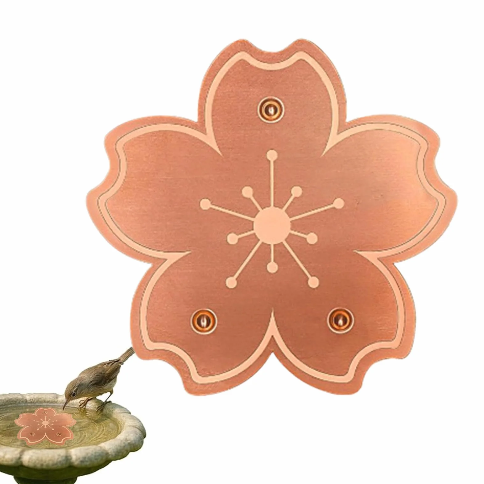 Disque en Cuivre Purificateur pour Fontaine à Oiseaux | Nettoyeur d'Eau Anti-Rouille