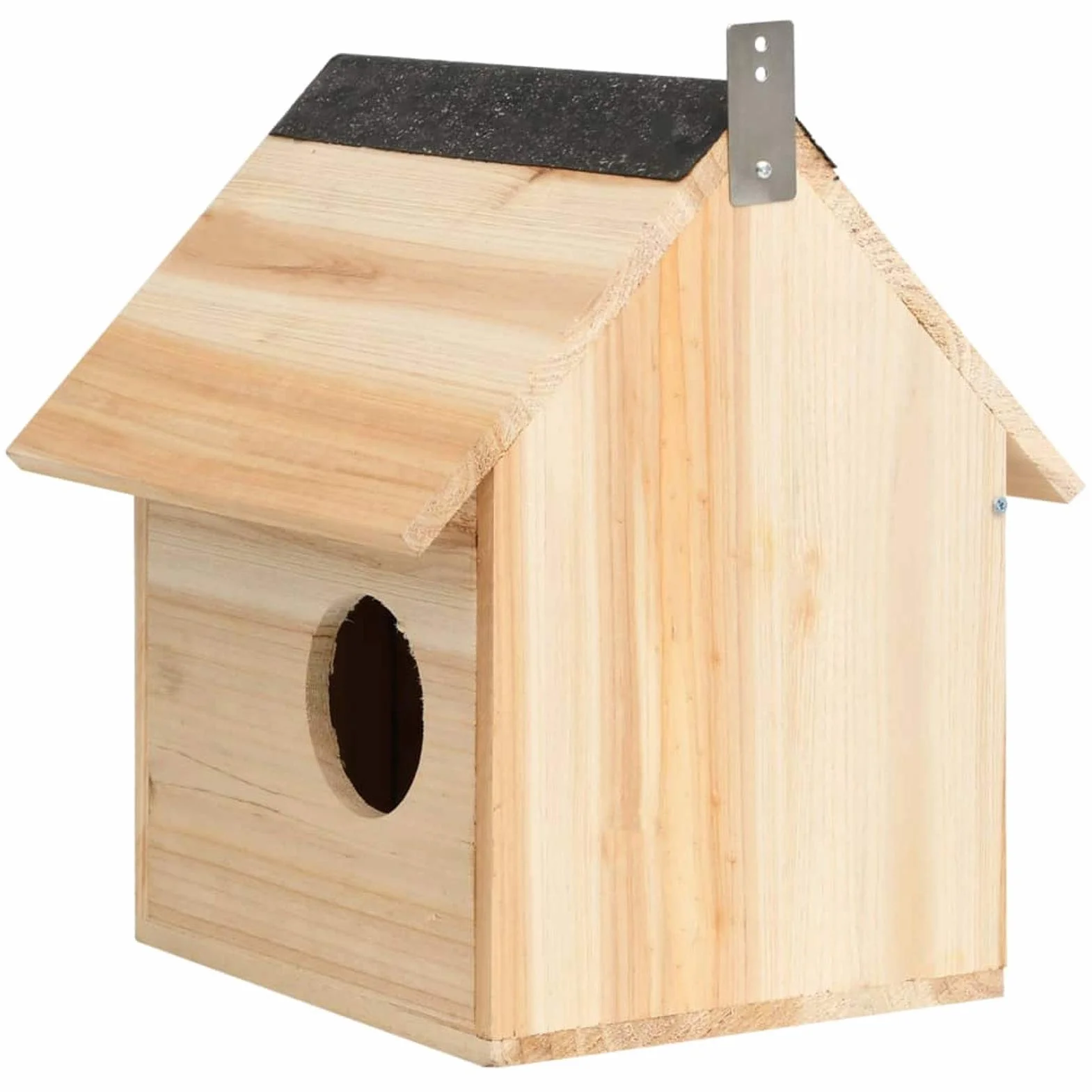 Tidyard Maison pour écureuils Nichoirs Bois de Sapin Massif 26x25x29 cm