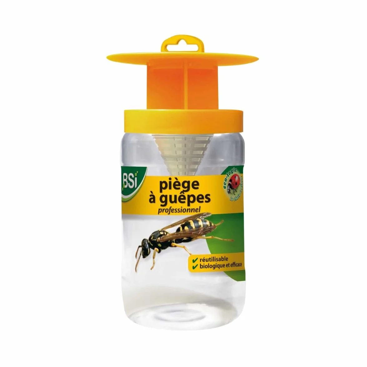 Piège à Guêpes et Frelons BSI Naturel Réutilisable pour Frelons Asiatiques