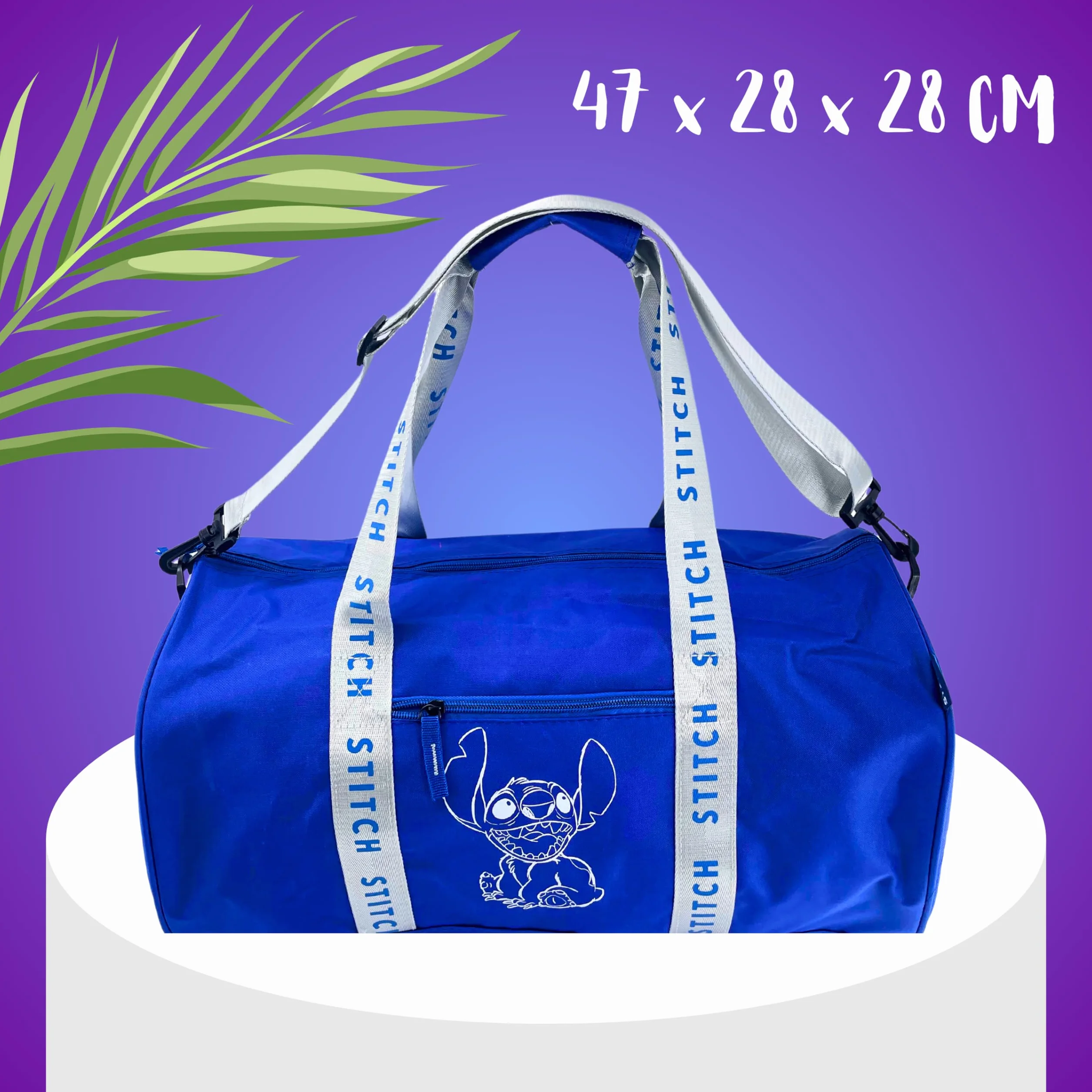Disney Stitch Sac de Sport pour Adolescents, Sac à Bagages pour Enfants, Accessoires de Couture, Cadeau pour Filles