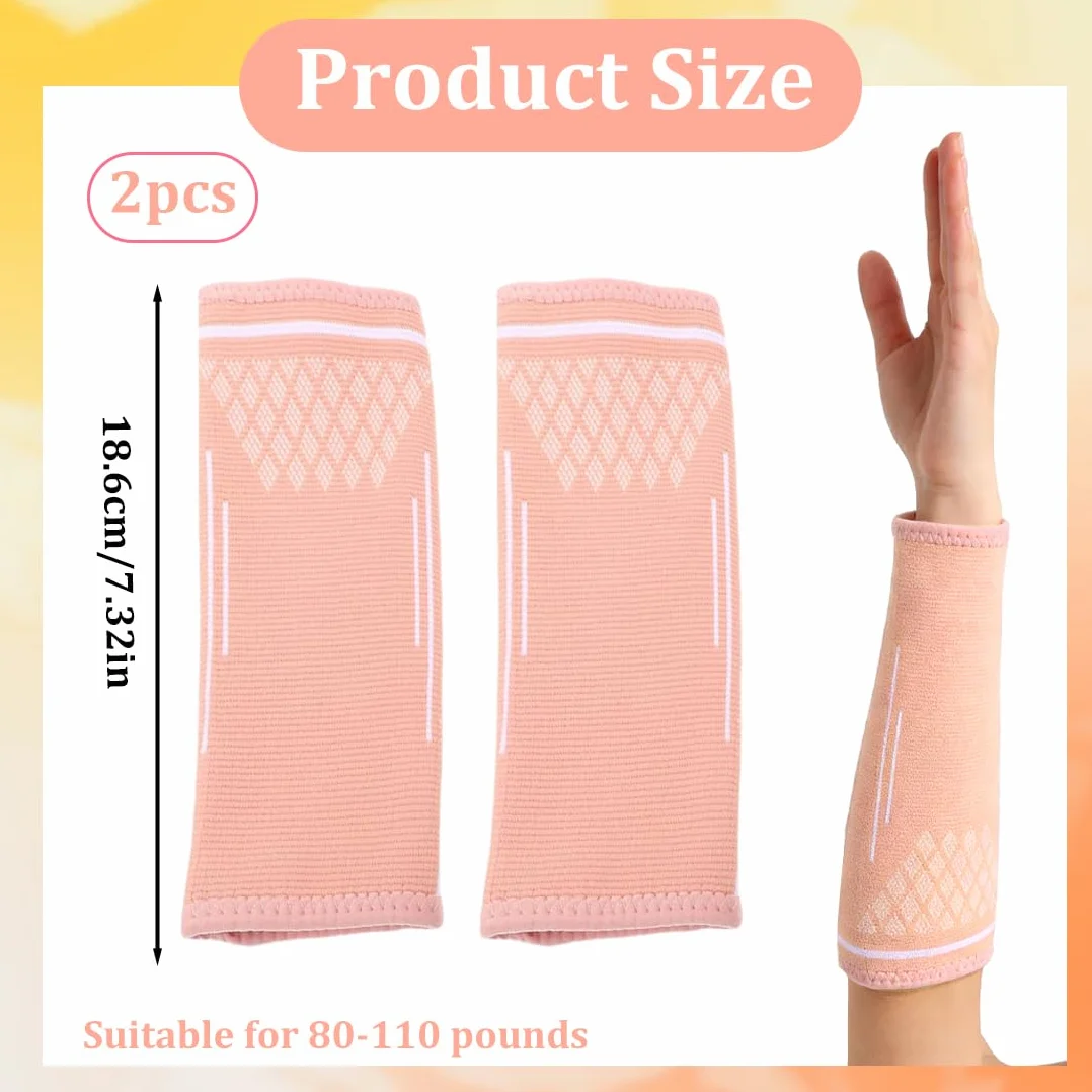 Manchettes de Bras de Volleyball, Manches de Compression pour Volleyball, Coussinets de Bras de Volleyball pour Femmes et Adolescents
