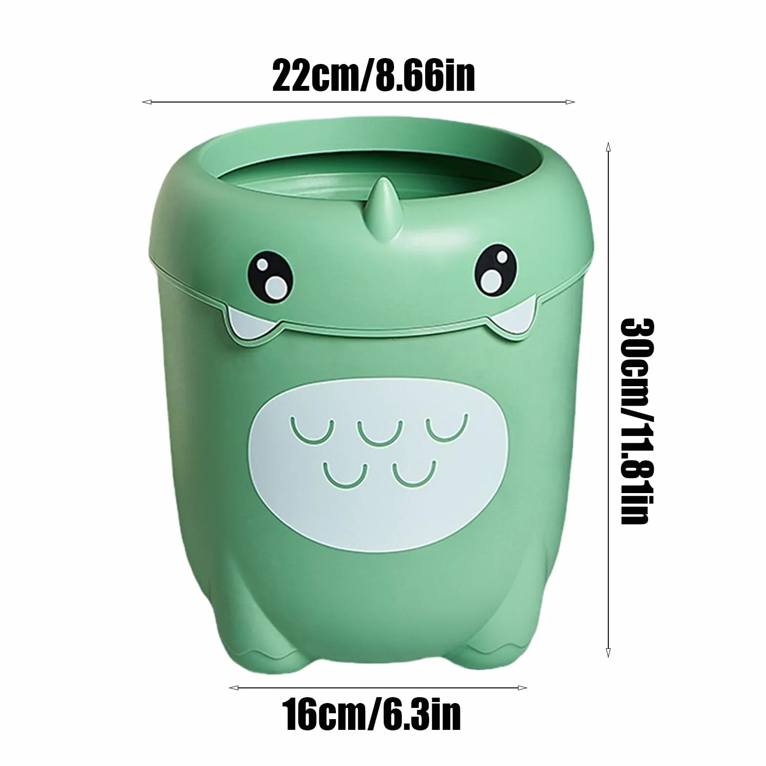 Poubelle Enfant Salle de Bain - Corbeille Cartoon Portable Mignon