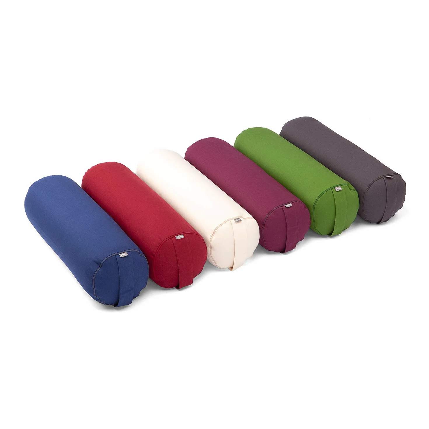 Bodhi Bolster de Yoga ECO | 100% Coton Biologique | Rouleau de Yoga Remplissage épeautre Biologique | Housse Lavable | Coussin de Yoga Rond | Dimensions 65 x 22 cm