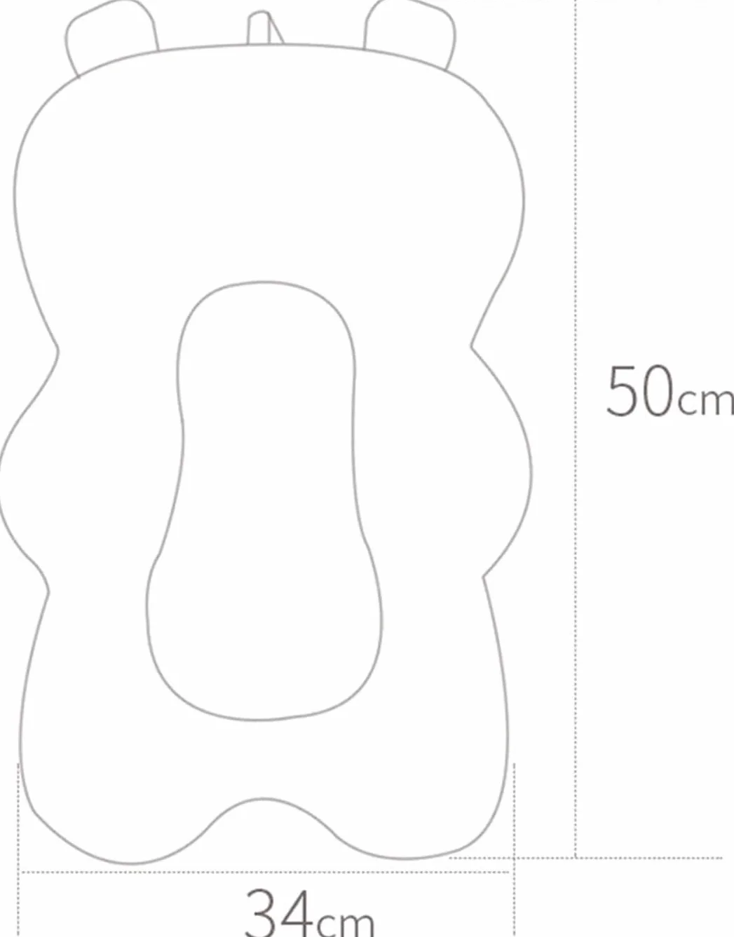 Tapis de Bain Flottant Pour Bébé Coussin Antidérapant 0-12 Mois