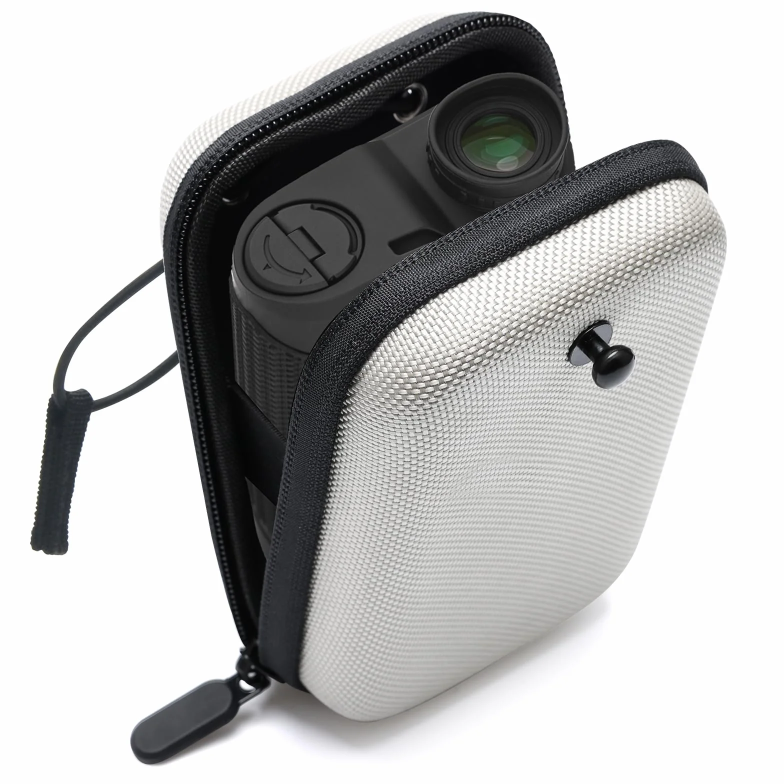 Windspeed Coque rigide pour télémètre de golf avec boucle, pochette universelle pour télémètre de golf, Gris + noir., 14x9.5x4.5cm, Portable