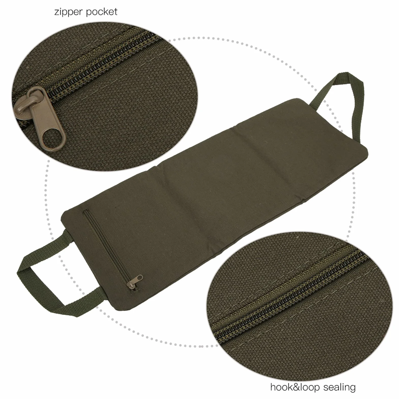 Sac De Sable De Yoga, Sac De Yoga pour Bras Minces, Jambe Amincissante, Sac De Sable Amincissant, Entraînement Sûr, Sac De Poids Libre, Sac De Yoga pour Fitness (Vert Armée)