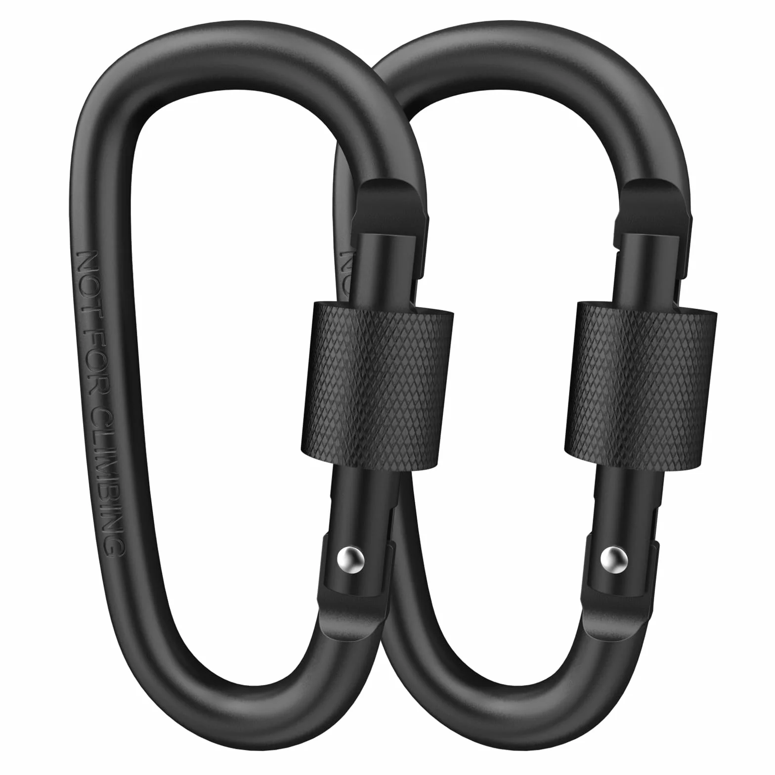 YLK Mousqueton Porte Clé Aluminium Verrouillage