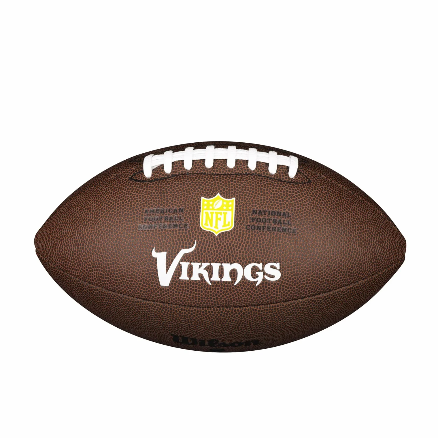 Wilson Ballon de Football Américain NFL Team Logo, Taille Officielle, Cuir Composite