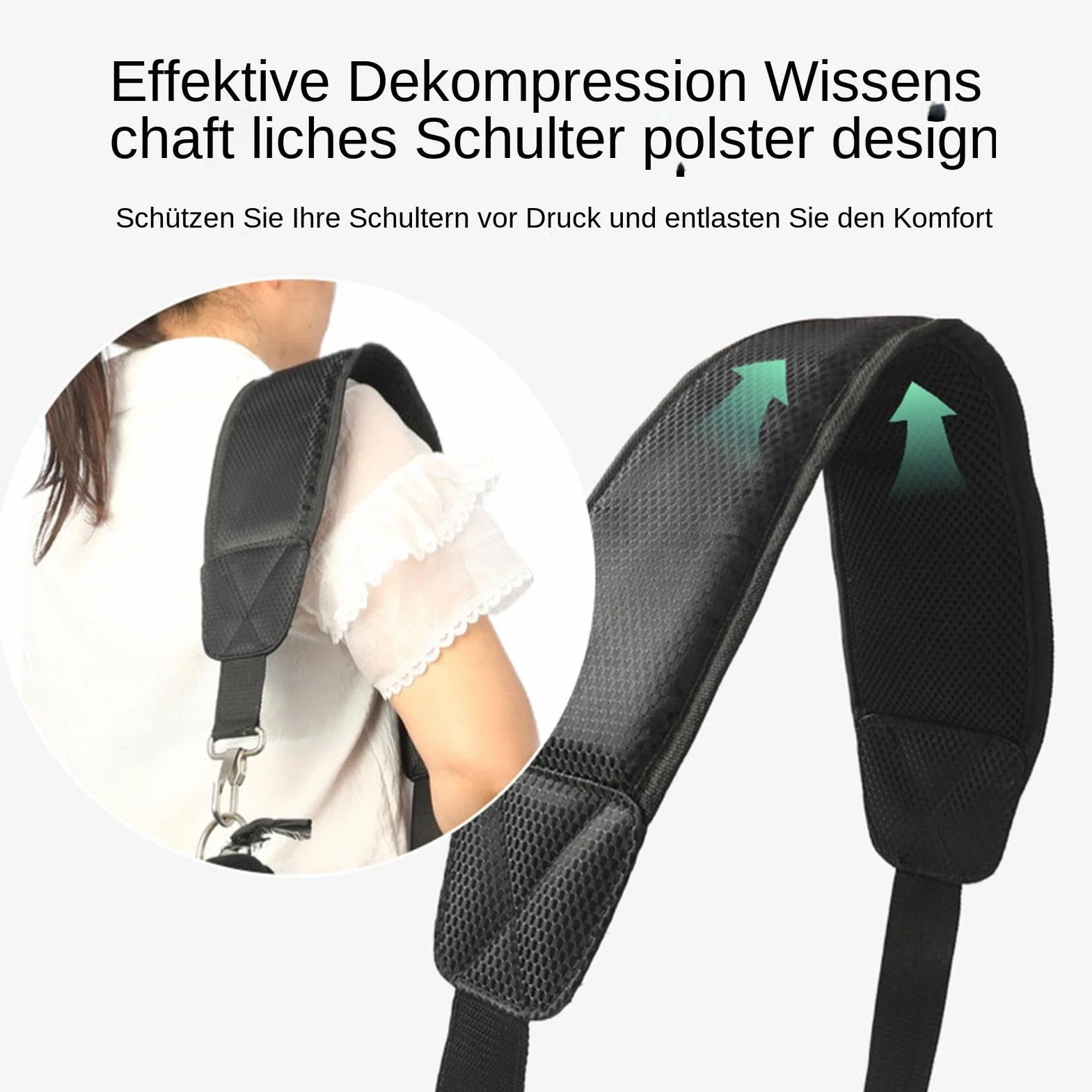 Bandoulière de rechange pour sac de golf, sangle antidérapante rembourrée réglable
