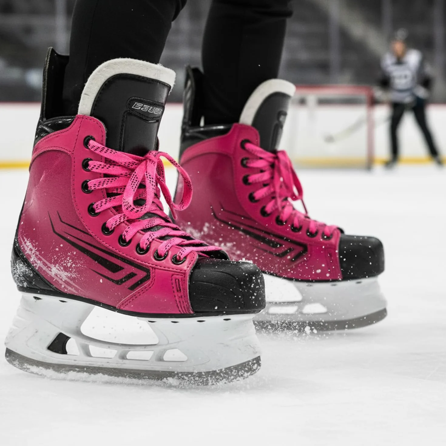 Lacets de Hockey Cirés, Tissés étroitement pour Patins à Roulettes, Imperméables Anti-Neige et Glace