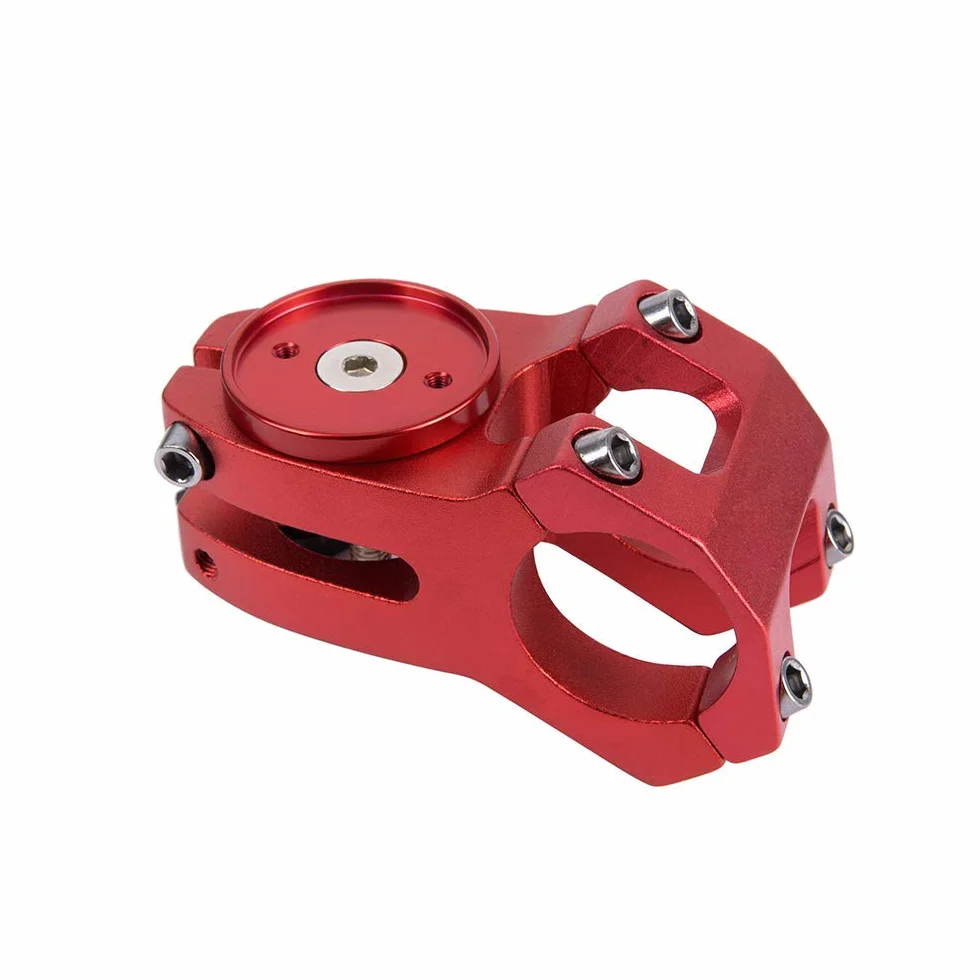 CYSKY Garmin Edge Support pour Tige de vélo pour Ordinateur Garmin Bryton Cycling GPS, Compatible avec Garmin 1000, 820, 810, 800, 520, 510, 500, 200 et Bryton 530 330 310 100 (Rouge)