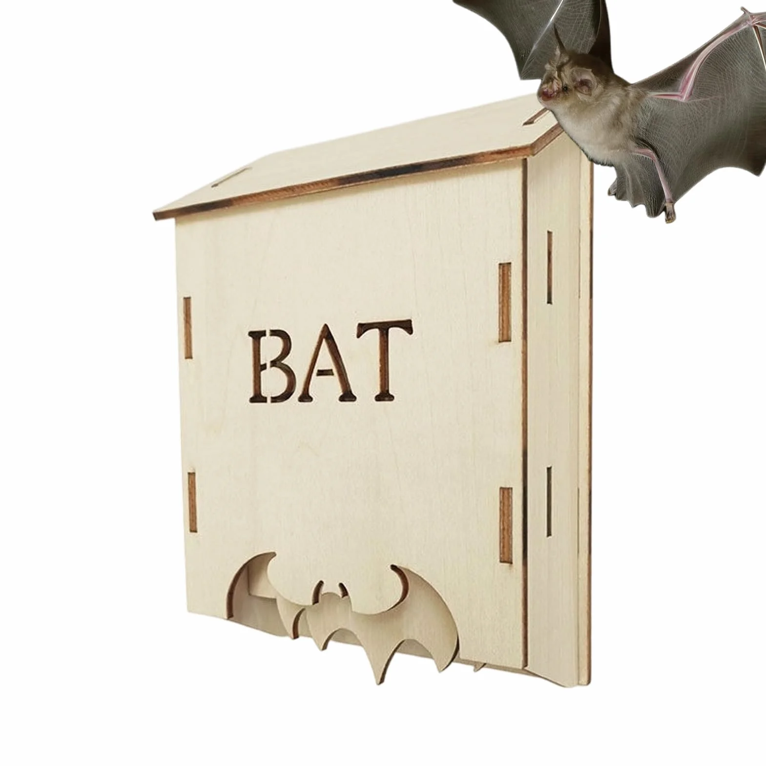 Nichoir à Chauves-Souris en Bois - Habitat pour Jardin