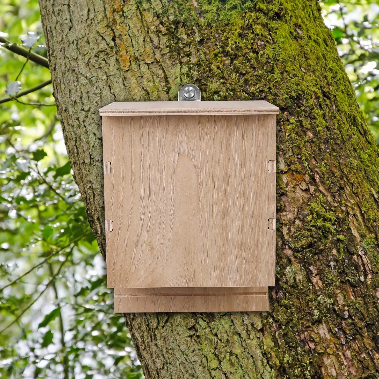 Nichoir pour chauve-souris en bois 24 x 8,3 x 9,9 cm résistant aux intempéries kit de construction hôtel à chauve-souris