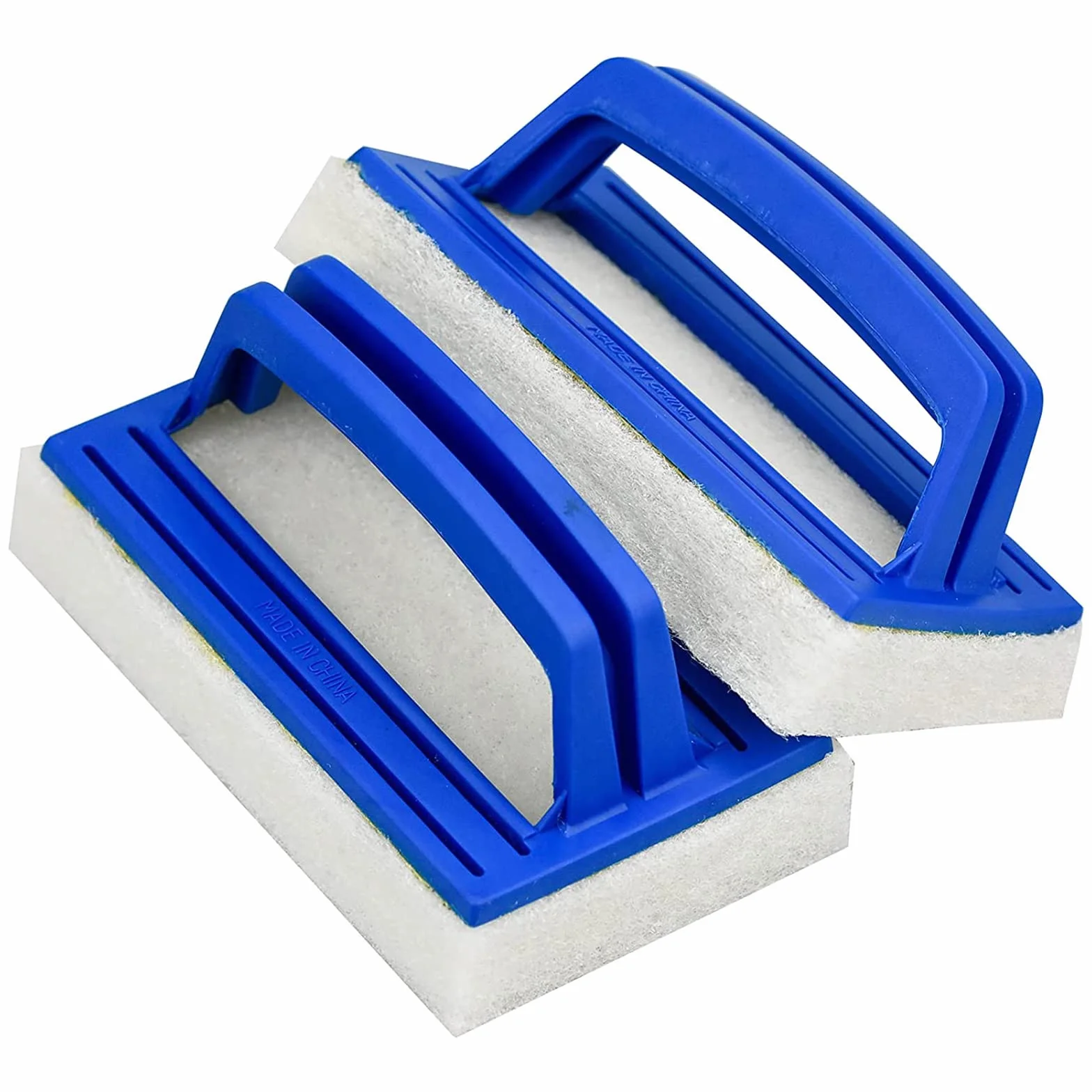 Brosse de Piscine 2 Pcs - Outil de Nettoyage avec Manche Plastique