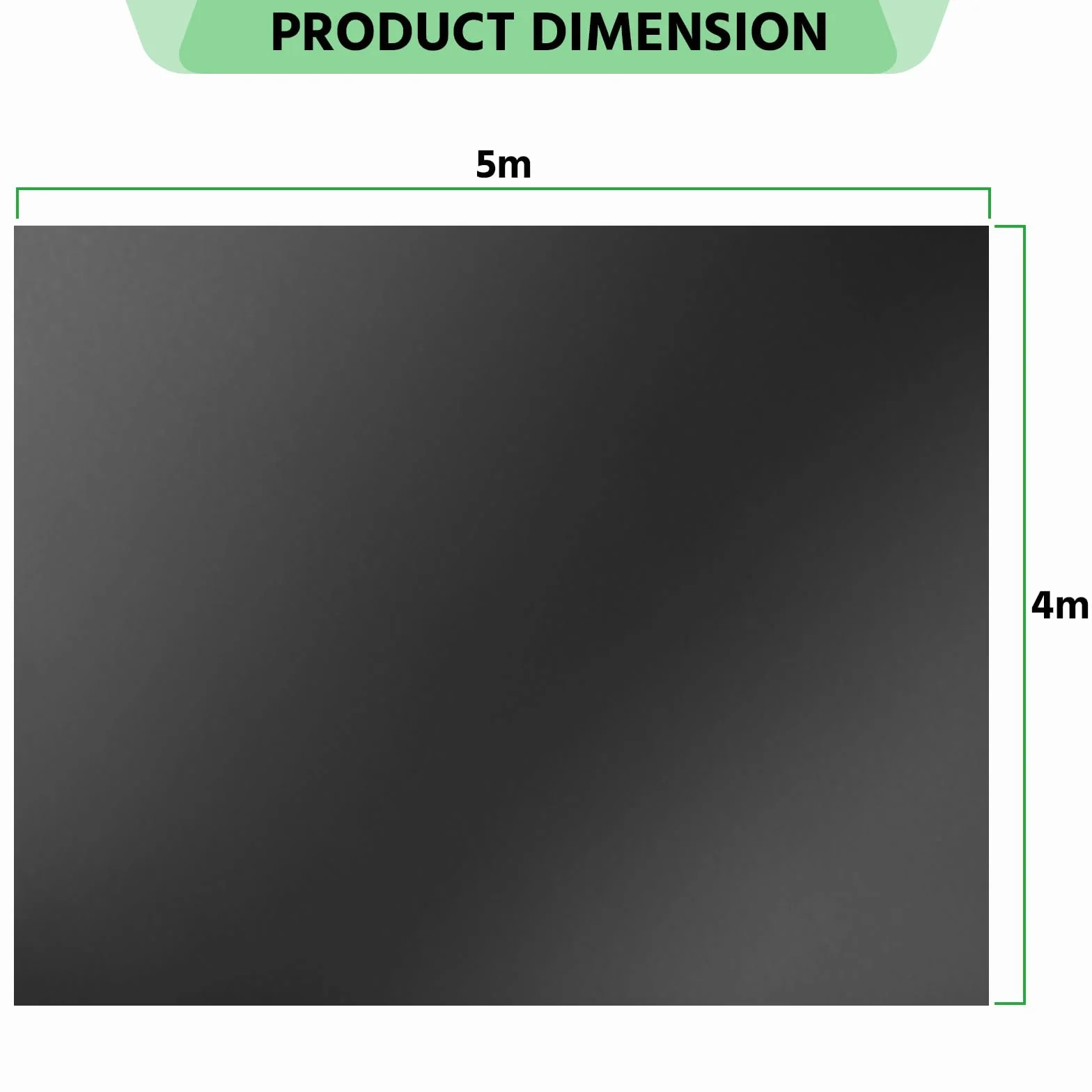 Bâche Noire Pour Bassin PVC 0,2 mm 4 x 5 m Imperméable