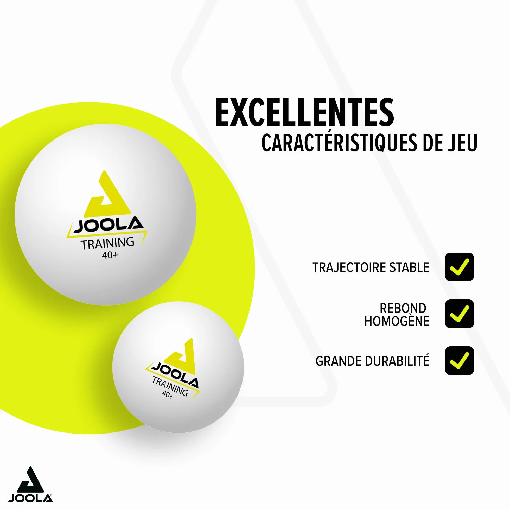 JOOLA Balle de Tennis de Table Unisexe Training 120