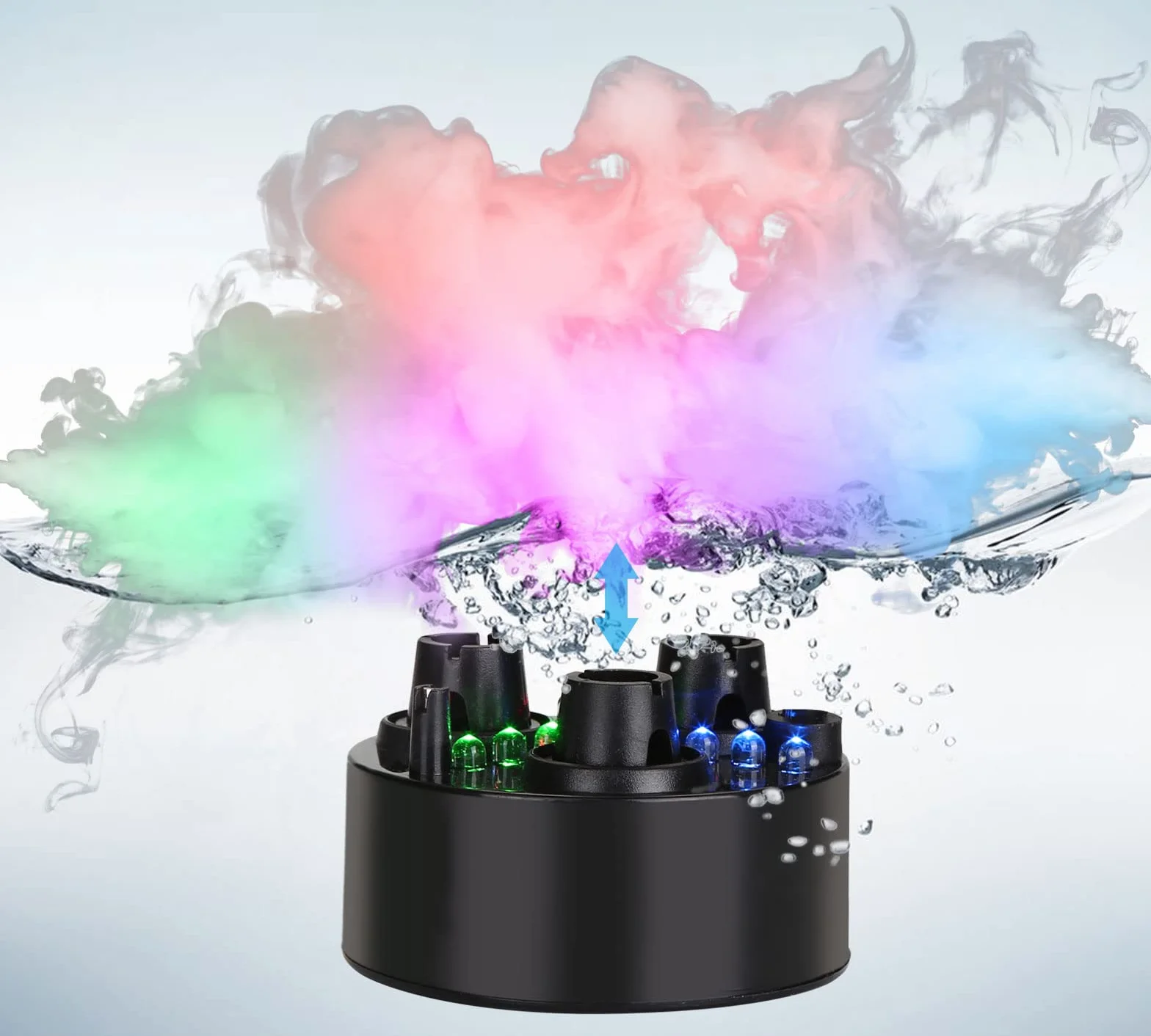 FITNATE Brumisateur à ultrasons 3 têtes 1500 ml/h pour fontaine aquarium bassin