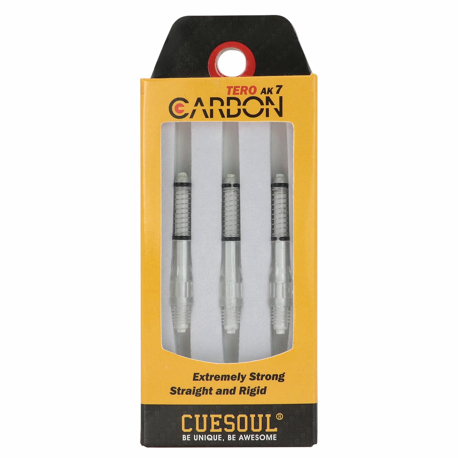 CUESOUL TERO AK7 Tige de fléchette en Carbone Télescopique 3 pièces