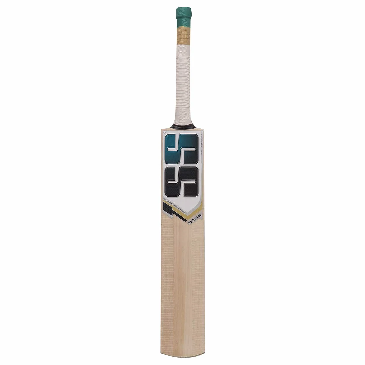 SS Yogi Sports Batte de Cricket Exclusive en Cuir de Saule Cachemire pour Adulte avec Housse de Protection complète (Super Power, Canon, Impact)