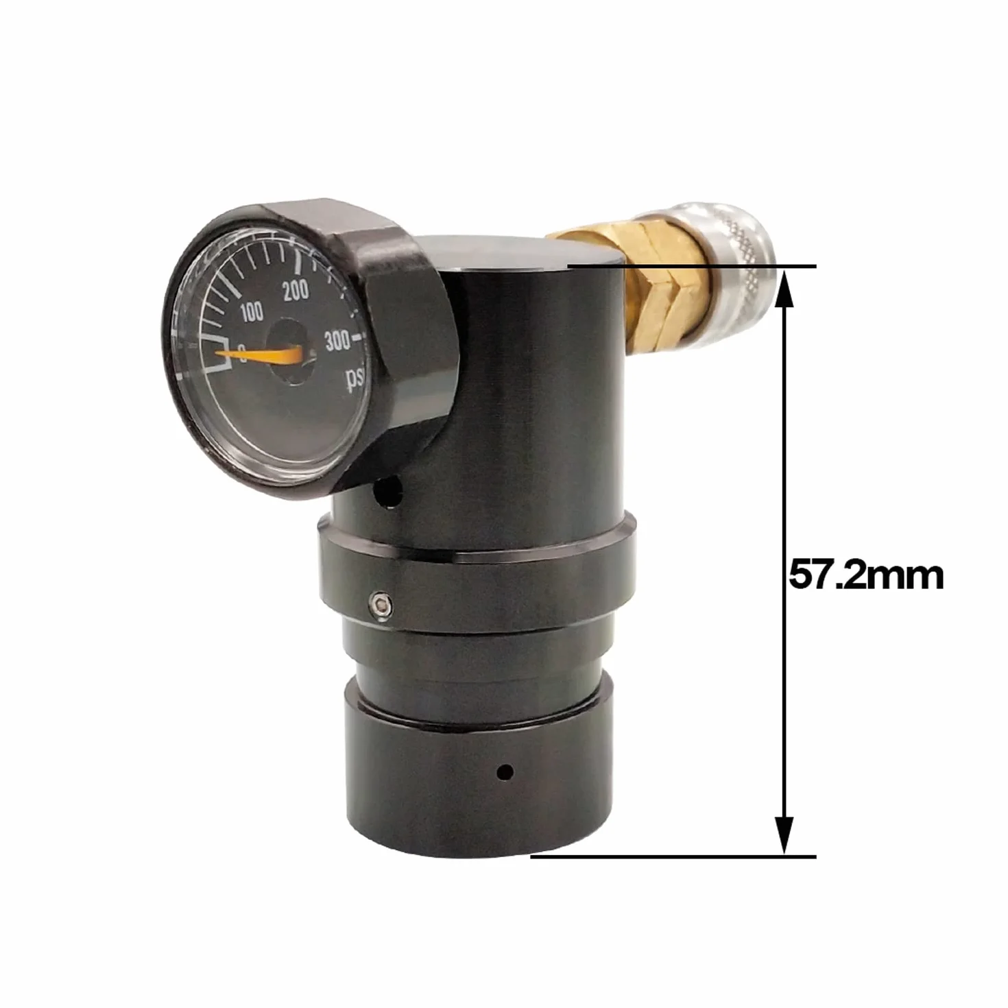 GEN2 HPA Micro MR Régulateur d'air W/US Foster Coupleur W/Remote Coil Tuyau 300 psi Manomètre Pression de sortie 40PSI-200PSI