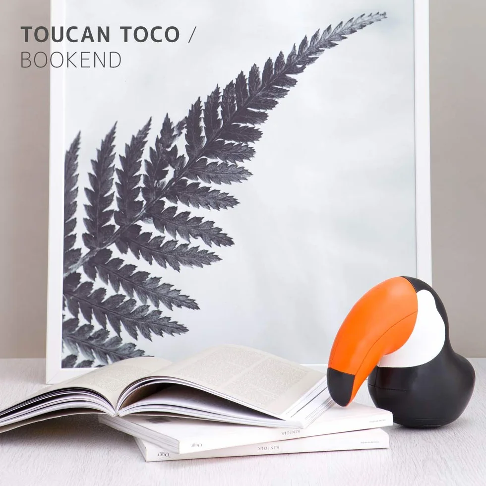 Züny Toucan Serre-Livres Noir/Orange 1 kg