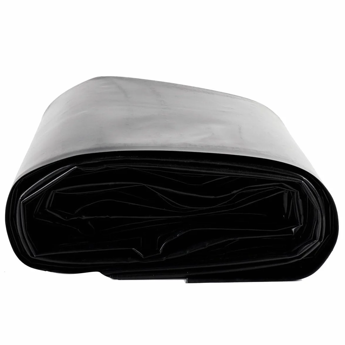 Bâche de Bassin Grand Bassin à Poissons Piscines Membrane Renforcée LLDPE Noir 7.6m x 6m