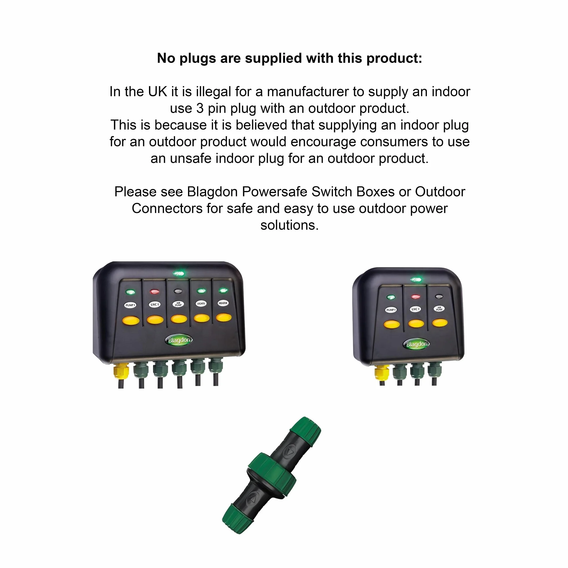 Blagdon Pompe et filtre de bassin Inpond 5 en 1 3000, 10 W, UV, LED, 3 têtes, jusqu'à 3000 L, noir