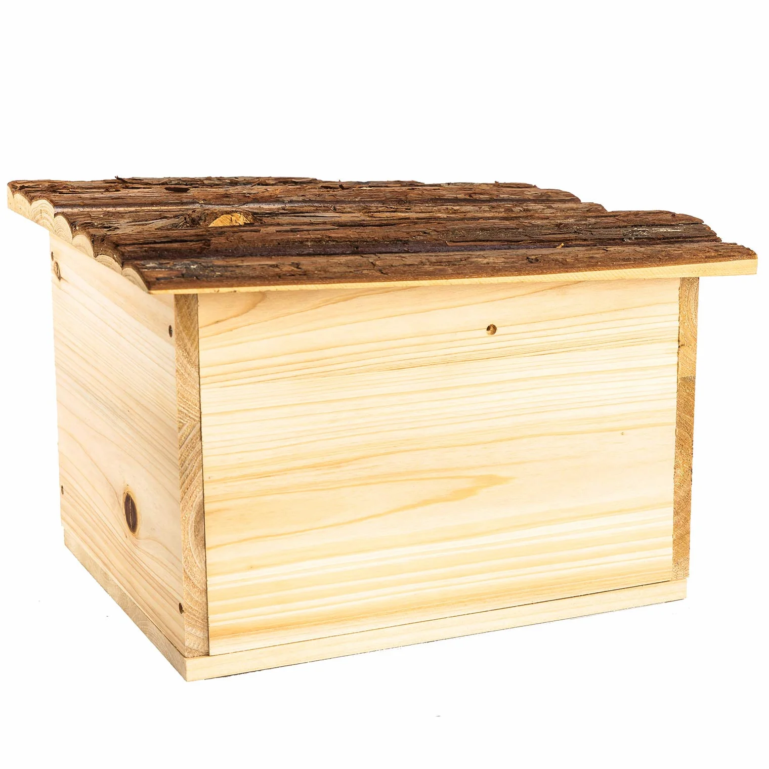 Maison hérisson en bois 32x26x22cm - pension pour hérisson hutte hôtel avec toit amovible