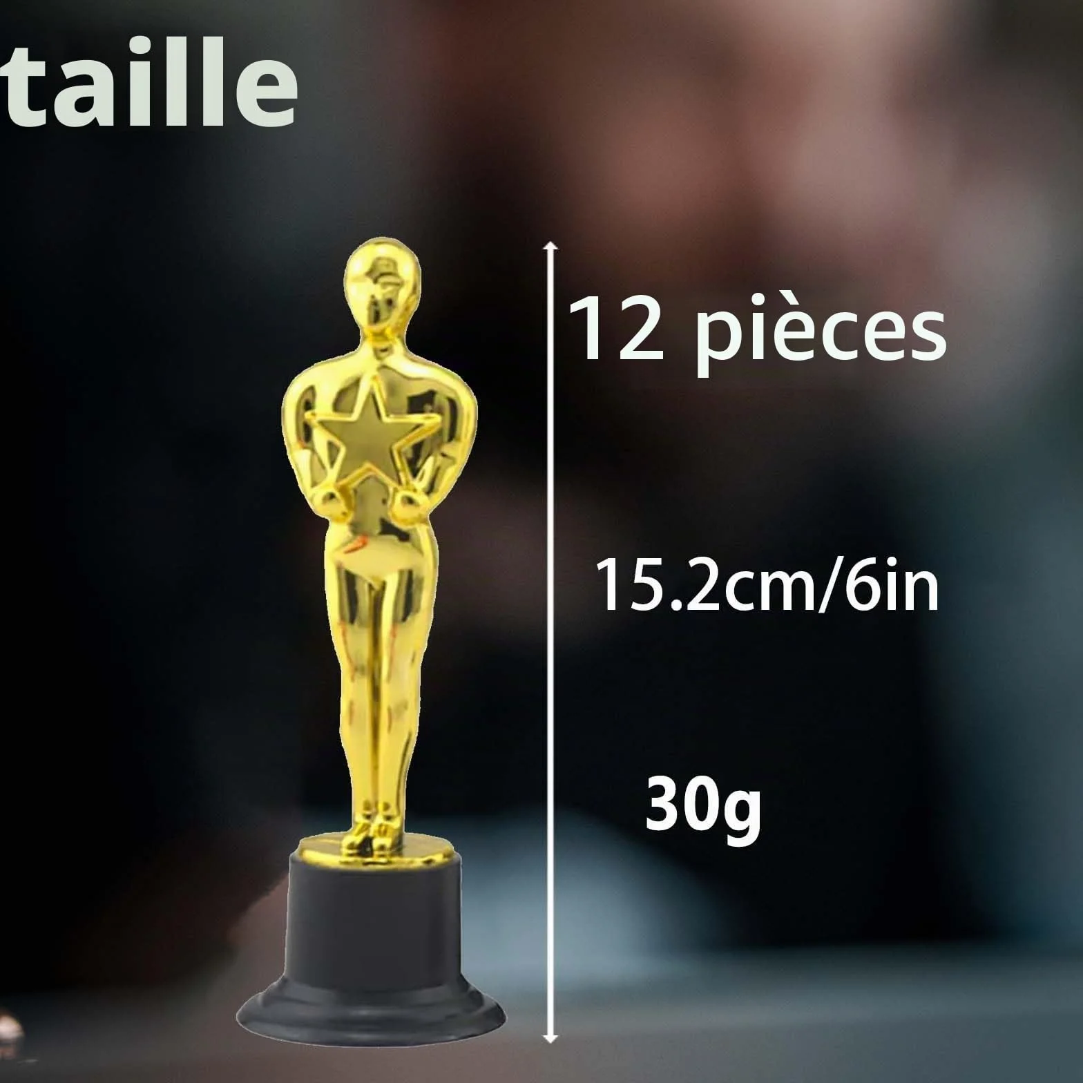 Trophée Football Personnalisable 12 Pièces pour Sports Awards