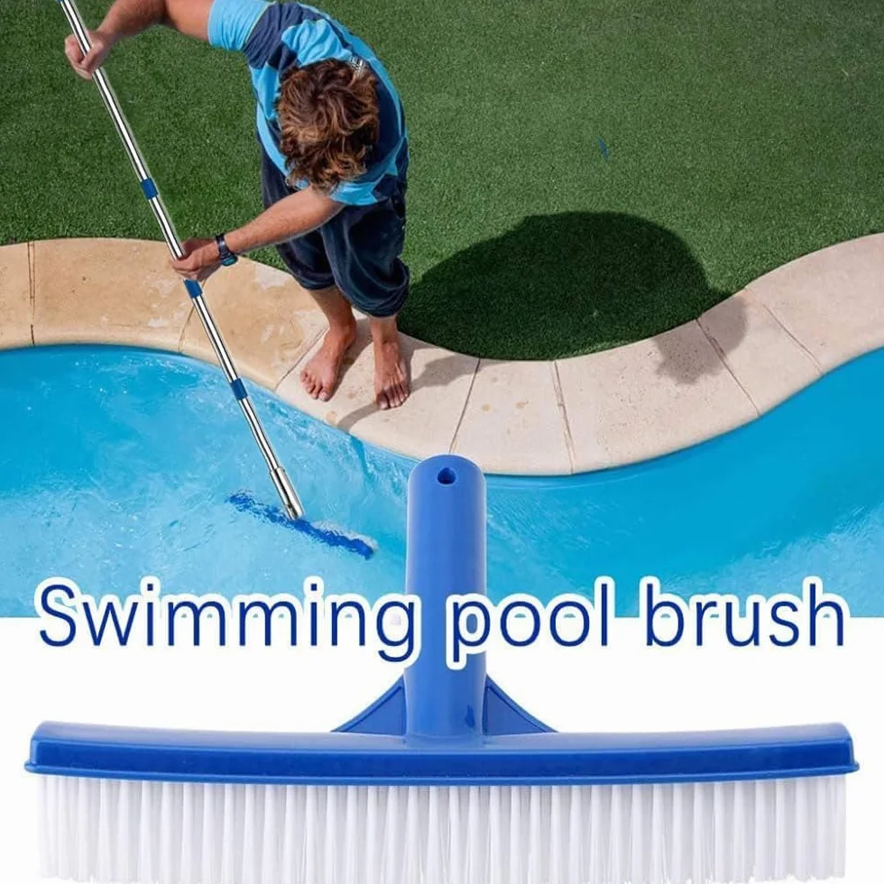 TUIBEIDAMAI Epuisette Piscine Manche Telescopique Maille Extra Fine Brosse Kit Nettoyage 187cm