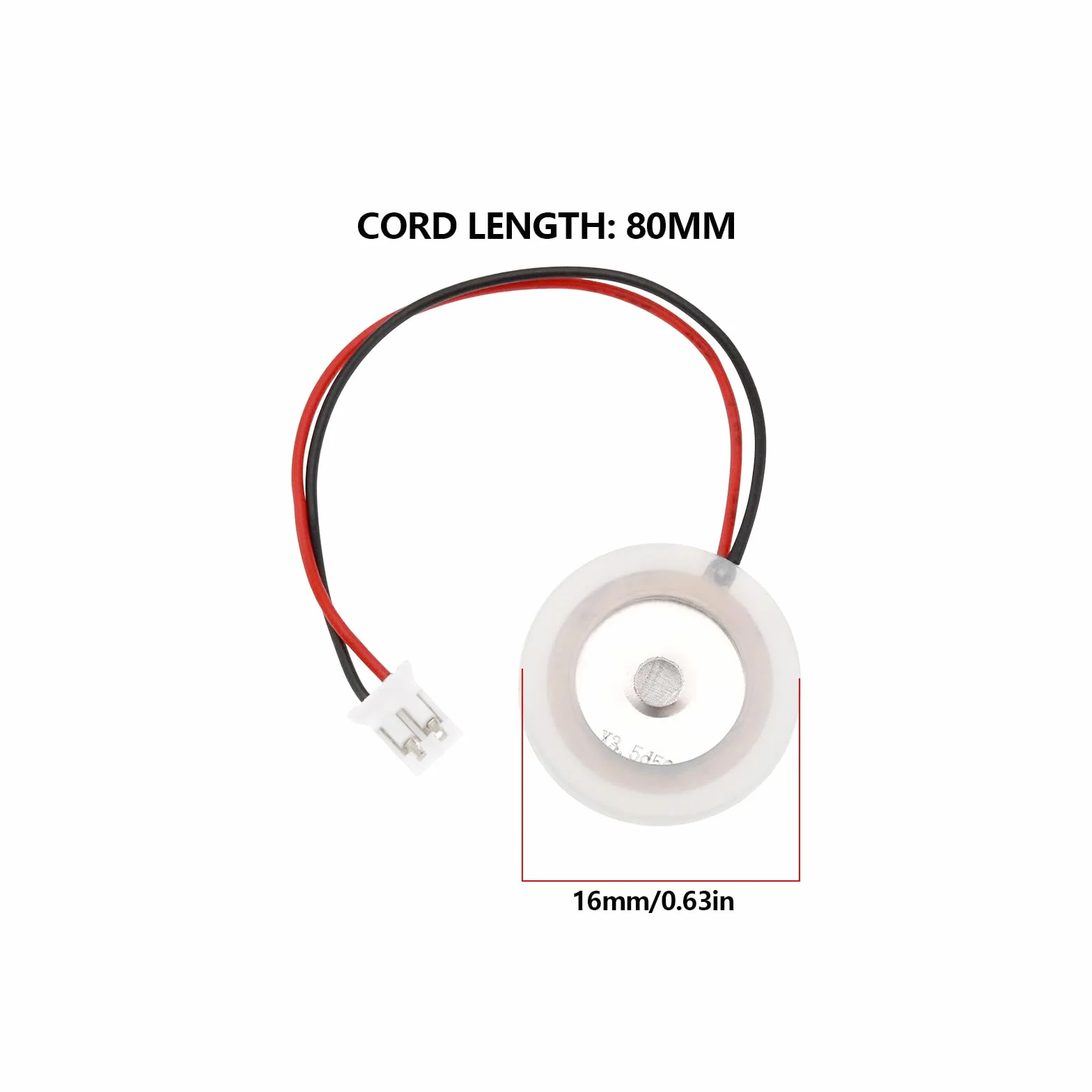 Humidificateurs à Ultrasons 16 mm Plaque de Film en Céramique 5Um Accessoire Silicone Transducteur Pièces d'humidificateur
