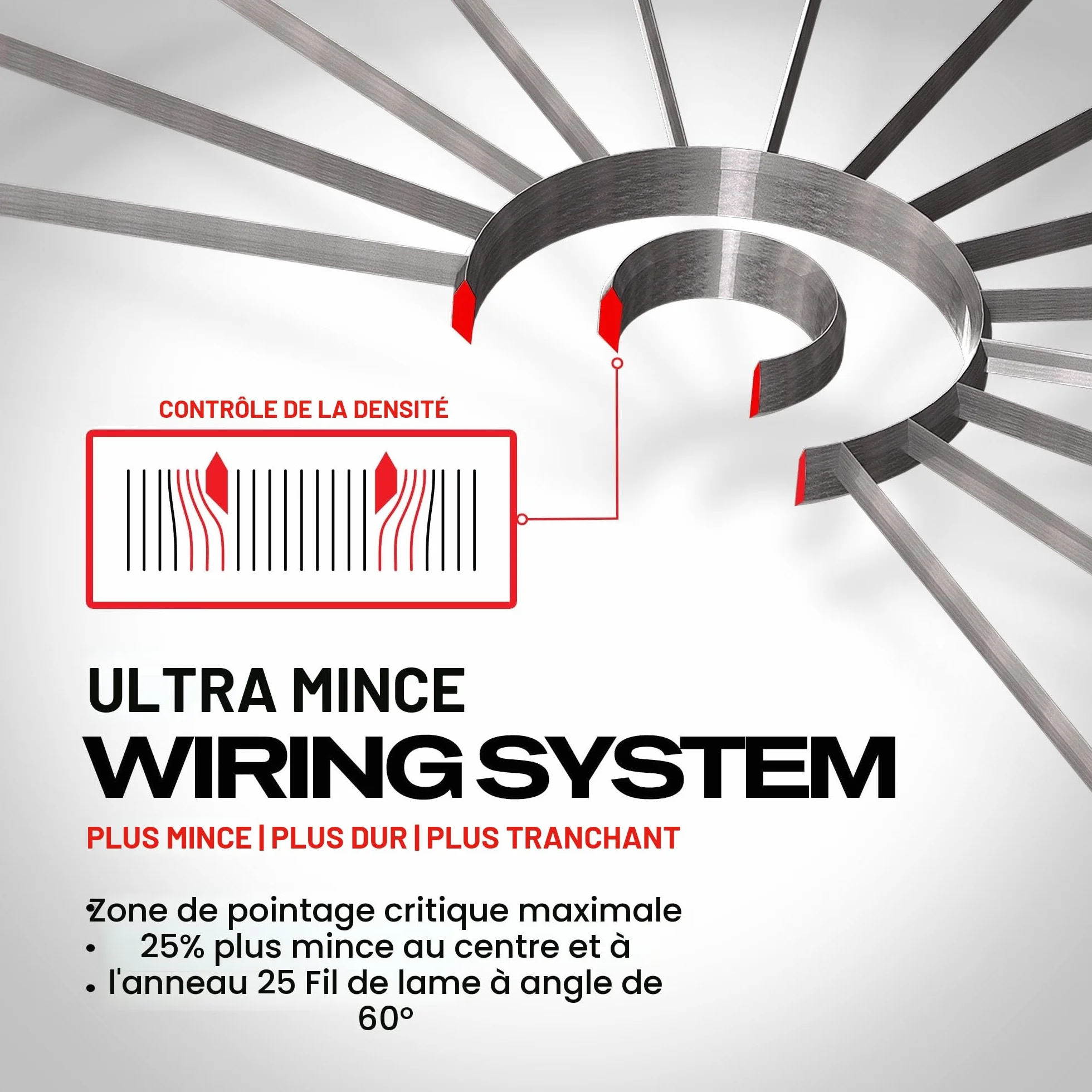 Winmau Blade 6 Triple Core - Cible de Fléchettes Professionnelle Sisal pour Pointes Acier - Dartboard Tournoi PDC à Câblage Ultra-Fin Anti-Rebonds - Standard Officiel Compétition
