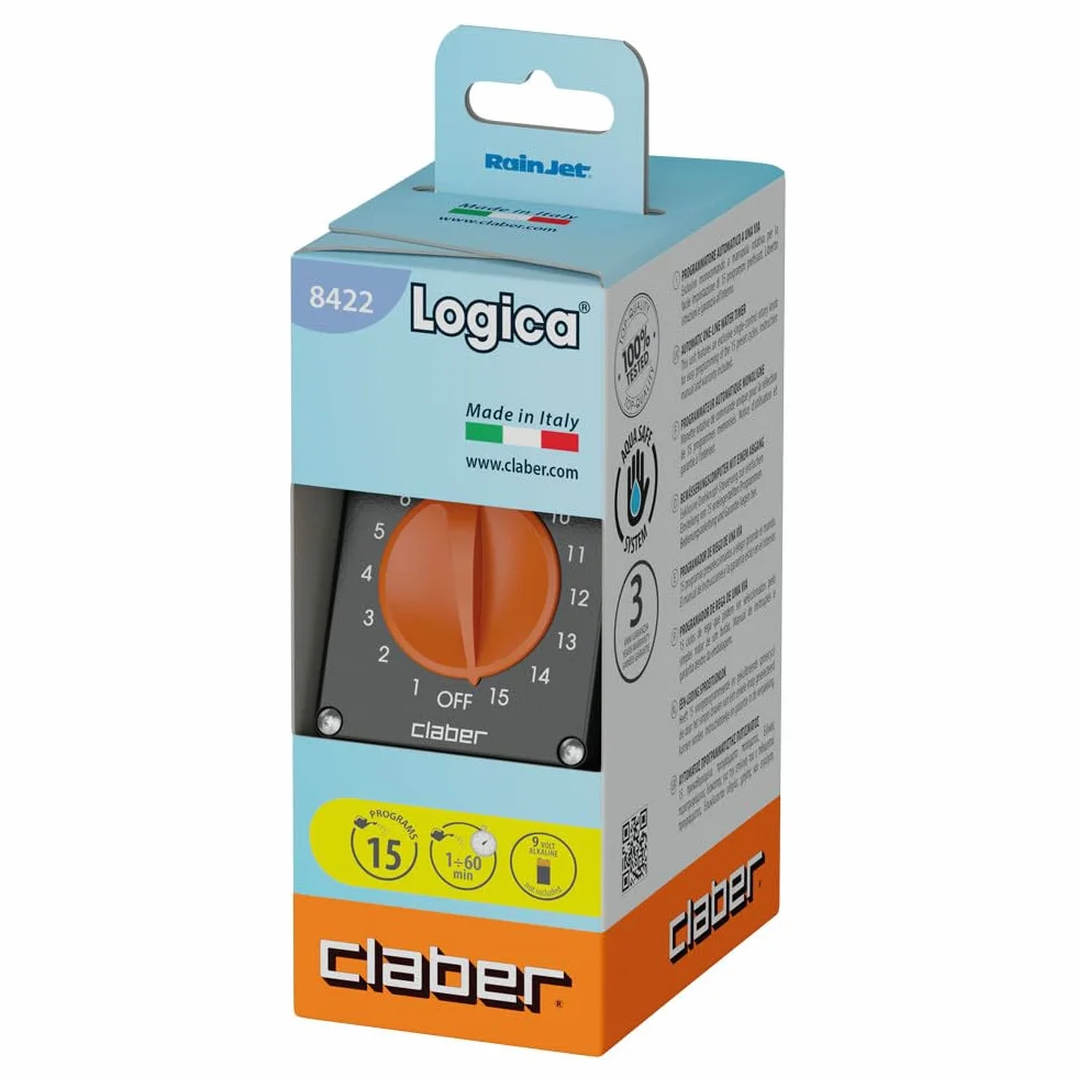 Claber Aquauno Logica programmateur arrosage automatique une voie