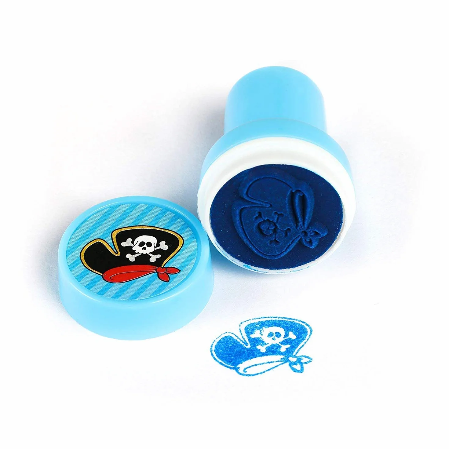 Kesote Lot de 26 tampons encreurs Motif pirates Multicolore