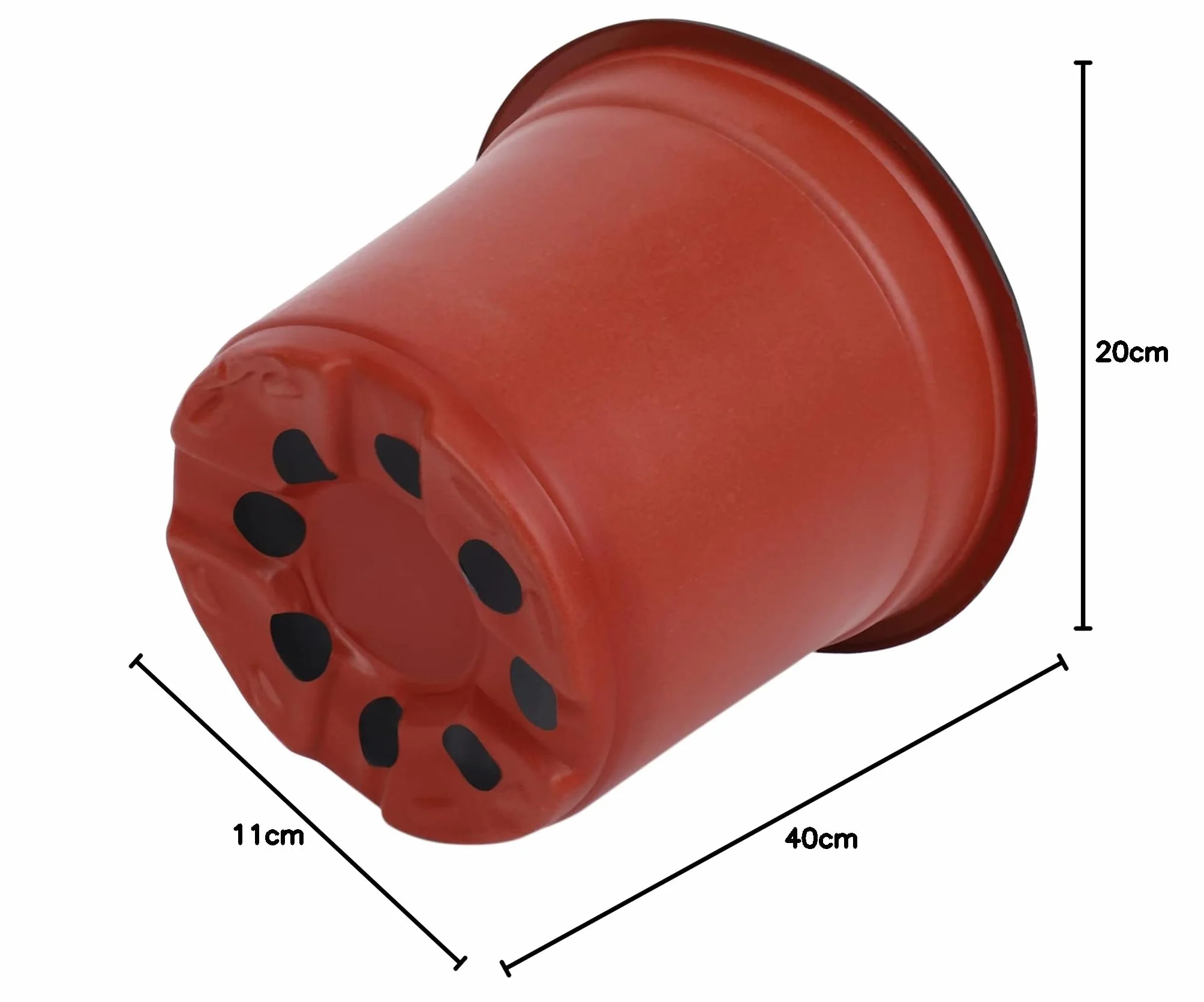 Pots de fleurs en plastique 12 cm - Lot de 150 pour semis SHAPOKY