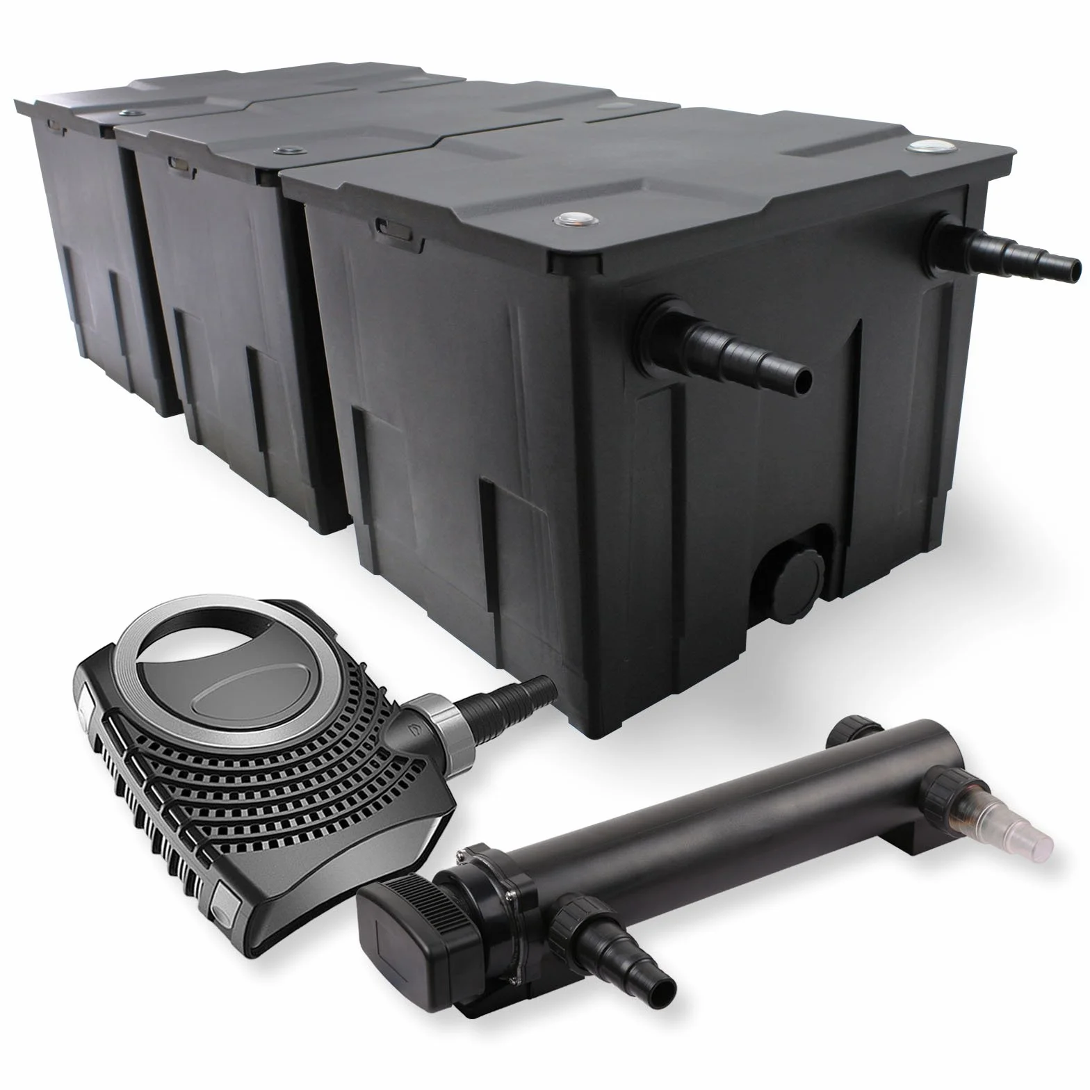 SunSun CBF-350C Filtre de bassin 90000 L CTF-8000 SuperECO pompe 8000l/h 70W CUV-324 lampe UVC 24W