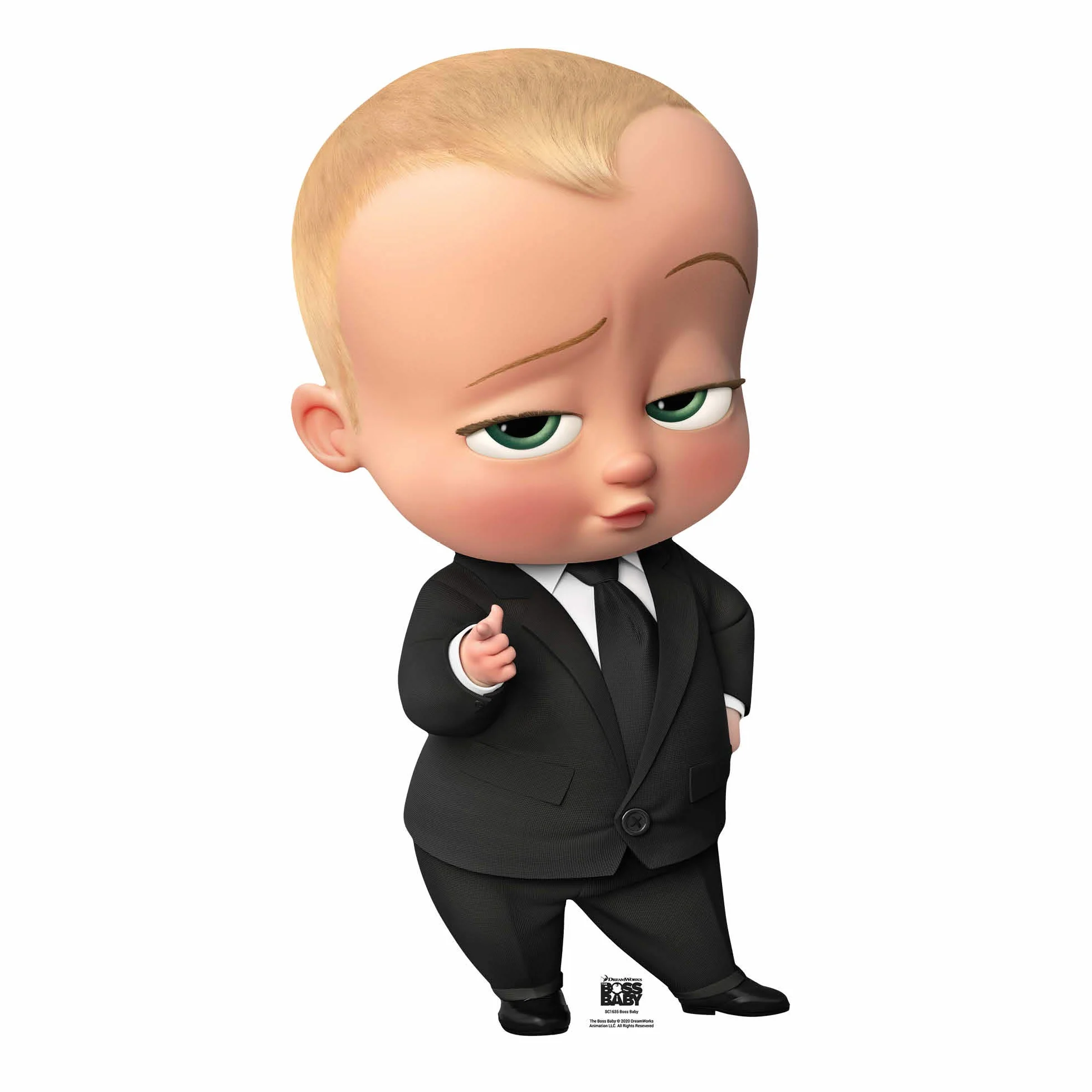 Boss Baby Grande découpe en carton pour fans anniversaires fêtes