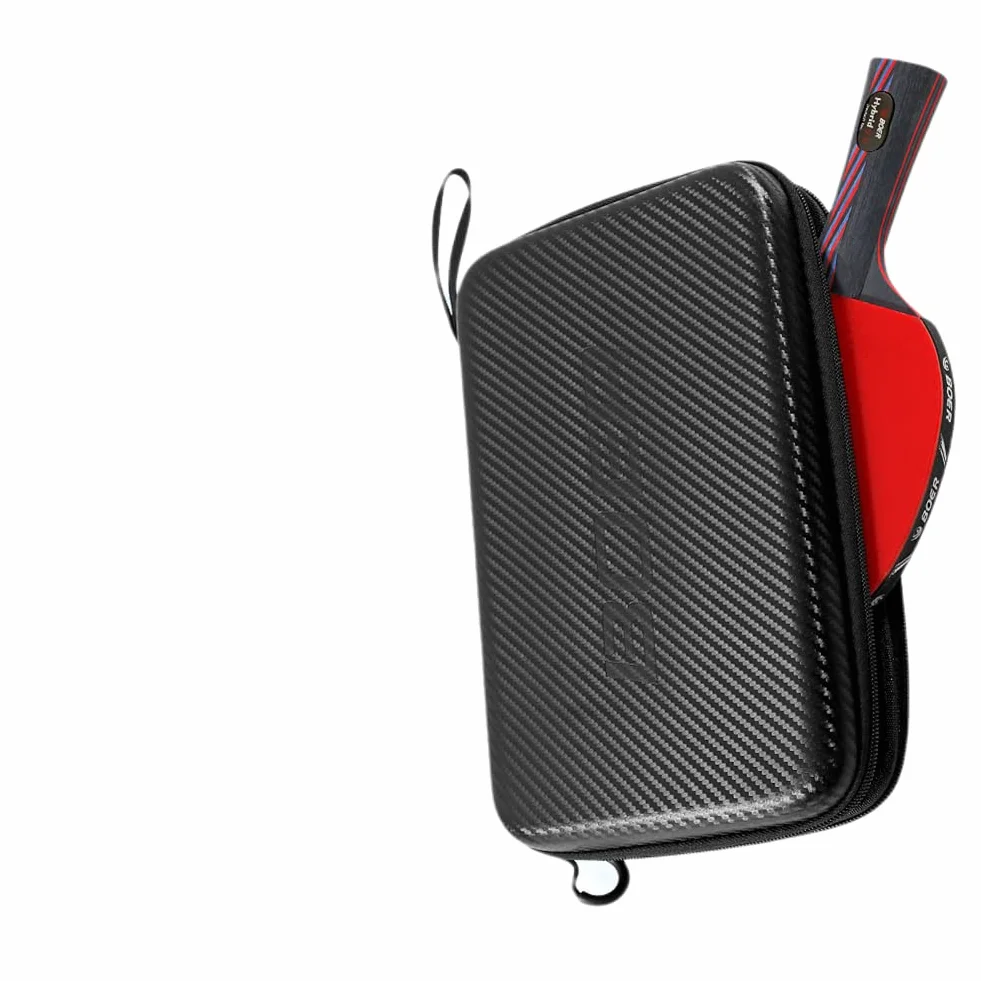 ZYWUOY Sac de Ping-Pong, Housse pour Raquette de Tennis de Table, Matériau EVA avec Pochette pour Balles