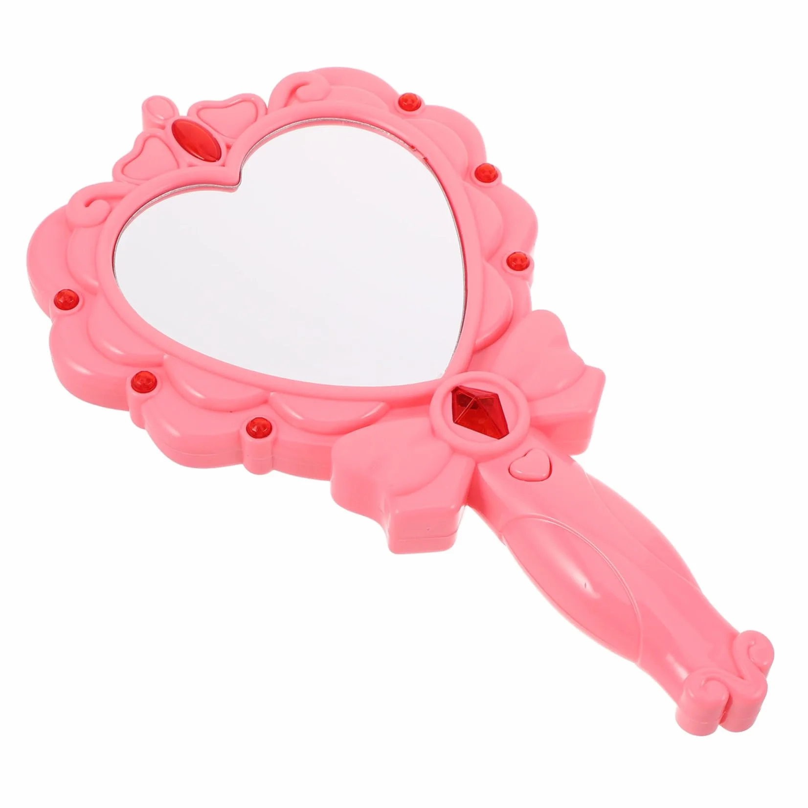 Miroir Magique en Plastique Rose Lumineux Jouet de Fête pour Enfants
