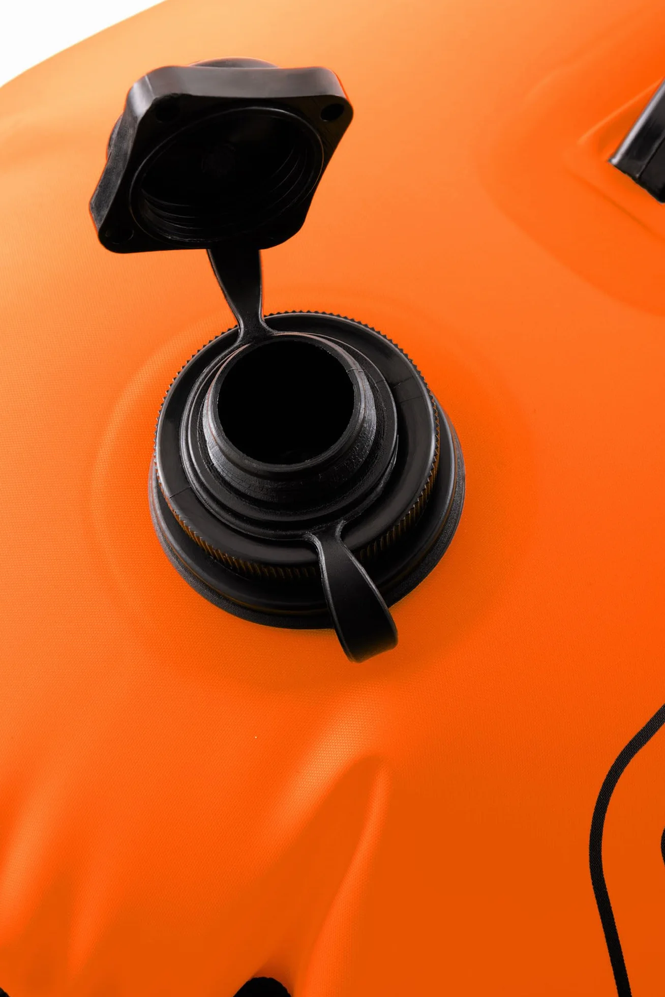 Cressi Depuis 1946 - Glide Pro Swim Buoy - Bouée de Signalisation, Gonflable, Pratique et Compacte Visibilité Maximale des Nageurs, Plongeurs et Triathlètes en Mer ou en Eaux Libres - Orange - 28L