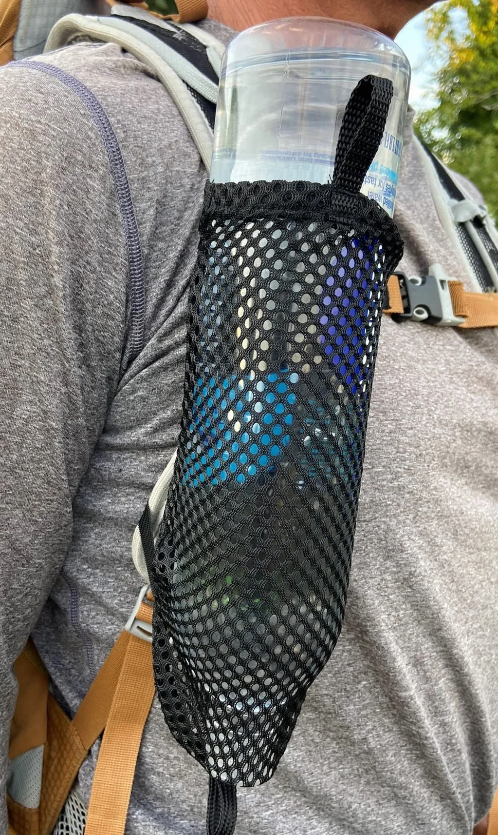 Sac à dos bandoulière porte-bouteille d'eau