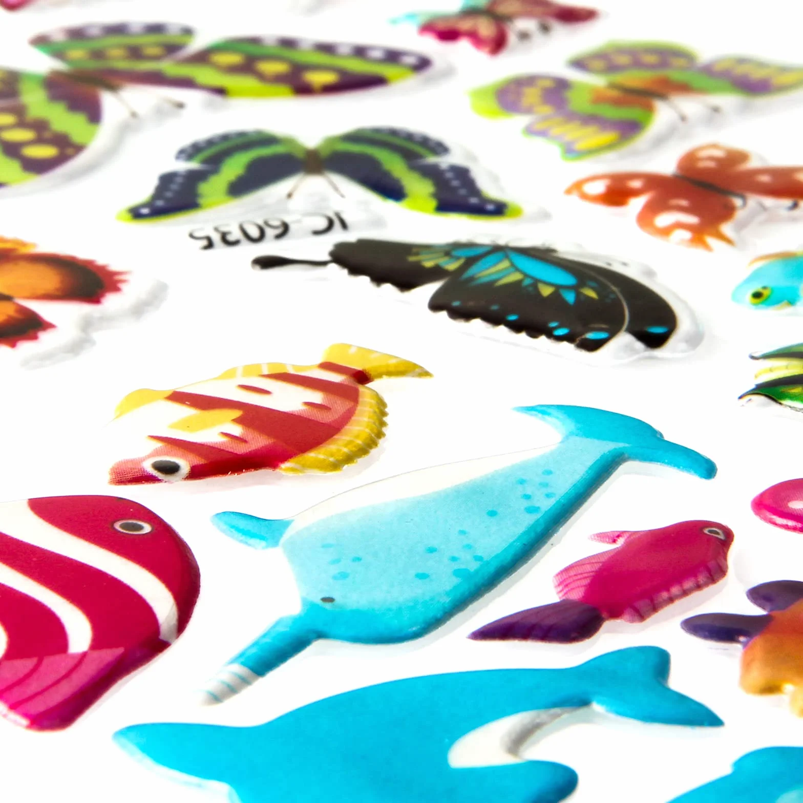 Meafen Autocollants Animaux 3D pour Enfant 52 Feuilles Pack de Variétés Plus de 1100 Pièces