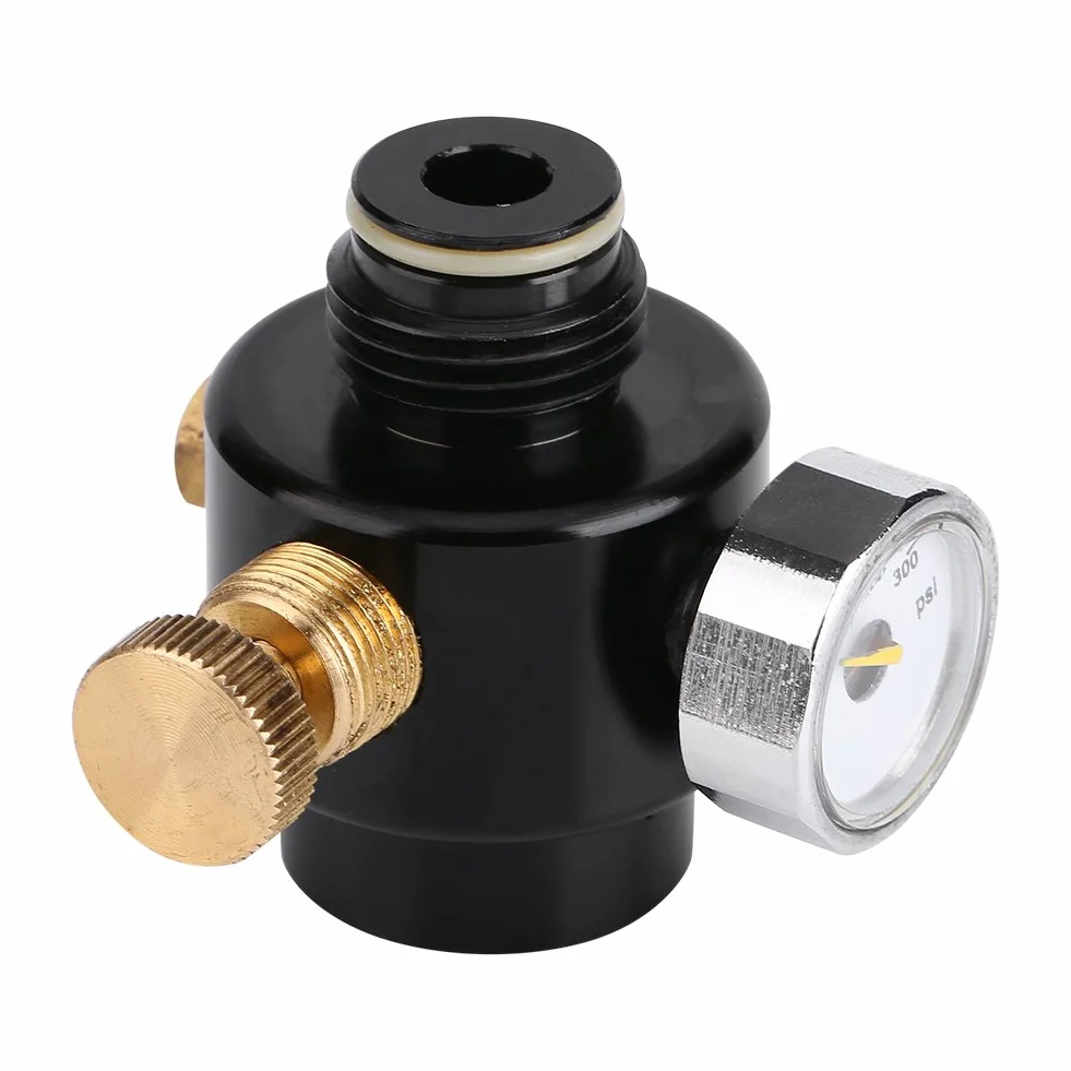 Fdit Mini régulateur de pression de CO2 en alliage d'acier Co2 & Compress, régulateur de pression d'air, sortie réducteur de pression, régulateur de gaz 0-300 psi